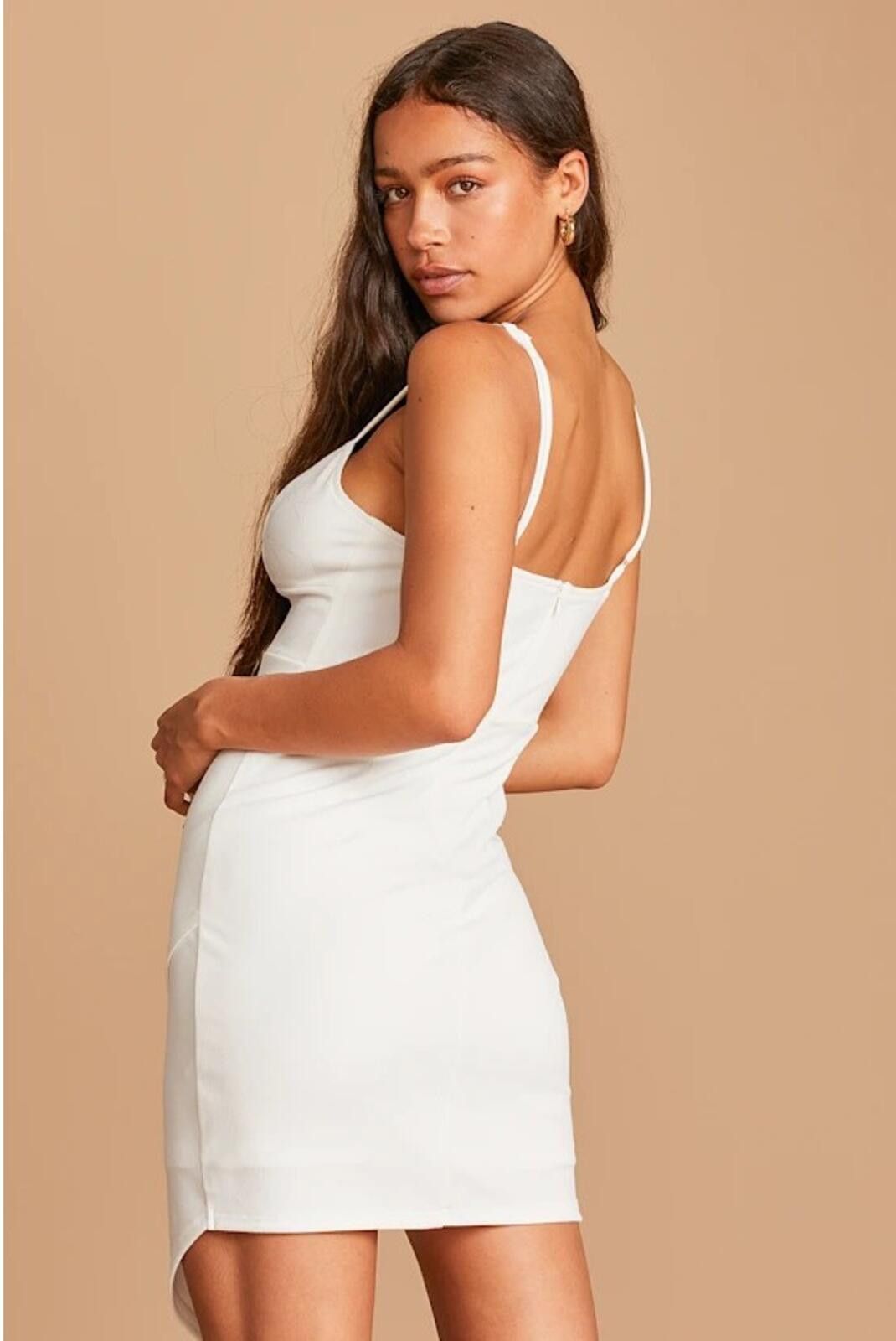 Lulus Lulus Party Spaghetti Strap Asymmetrical Mini Dress sz M Size M / US 6-8 / IT 42-44 - 7 Thumbnail