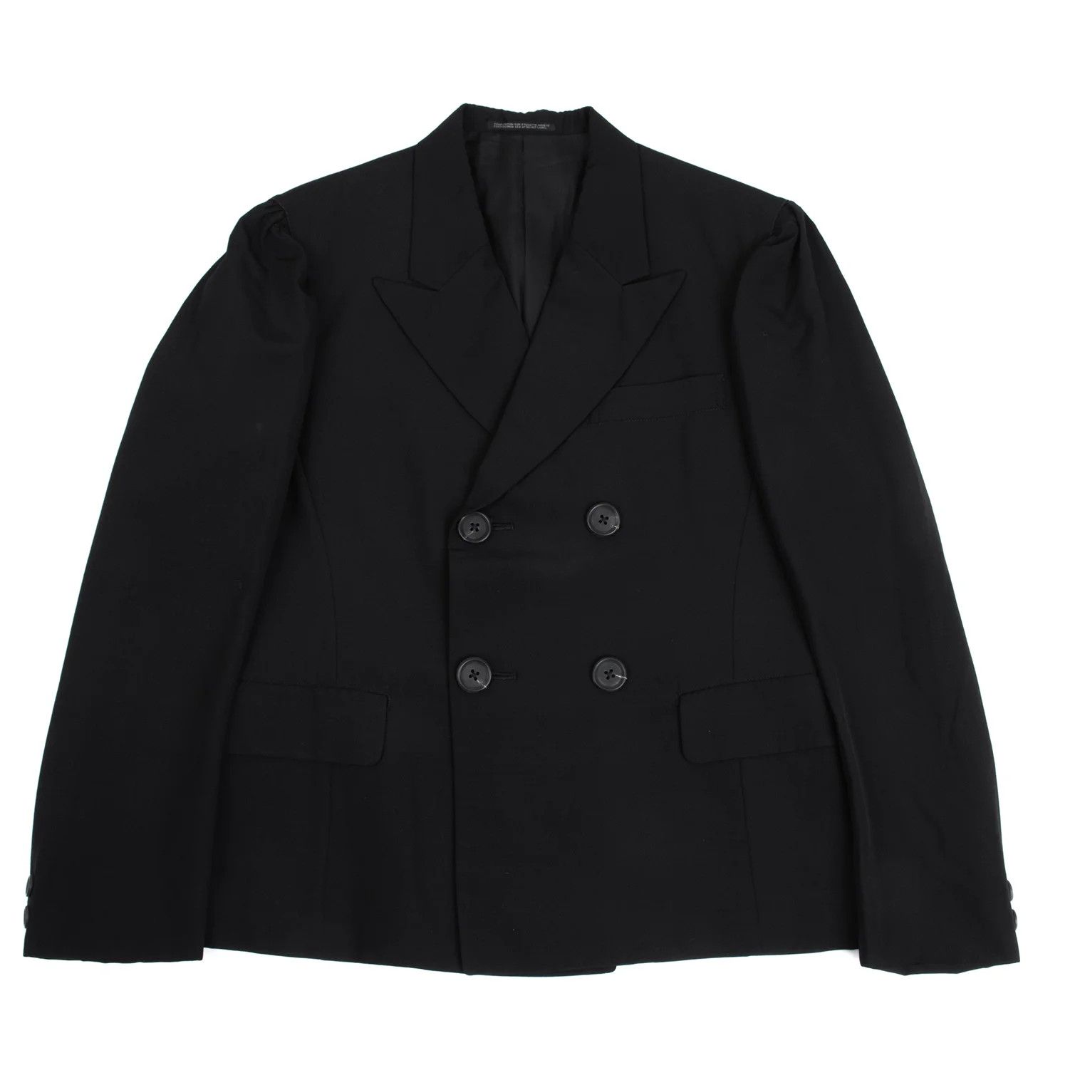 Yohji Yamamoto Yohji Yamamoto Wool Puff Sleeve Jacket Size US L / EU 52-54 / 3 - 1 Thumbnail