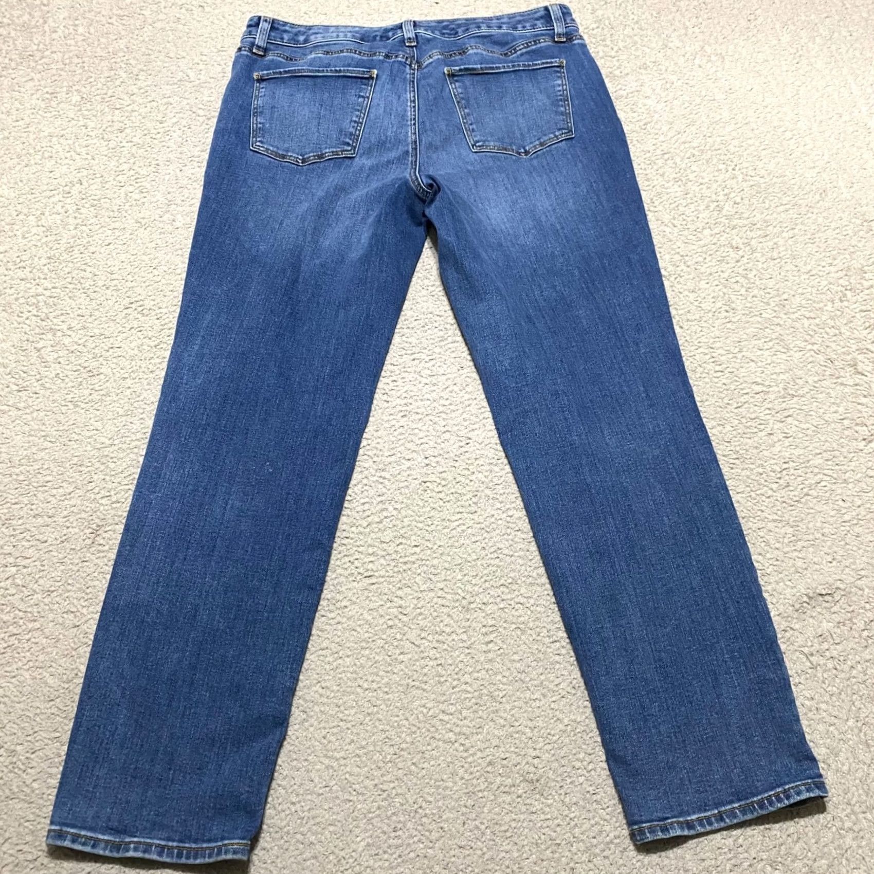 Talbots Talbots Jeans Slim 5-Pocket Denim Blue Medium Wash Mid Rise 10 Regular Adults Womens Bg 27in Inseam XS? Size 32" / US 10 / IT 46 - 2 Thumbnail