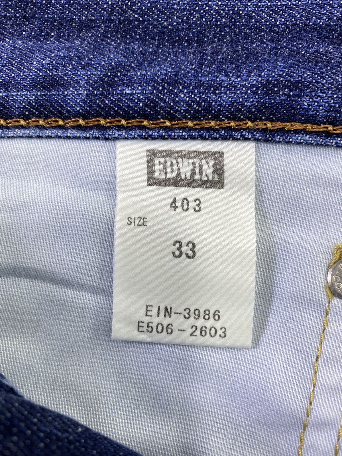 Edwin Edwin 403 Blue Wash Denim - J866 Size US 35 - 9 Thumbnail