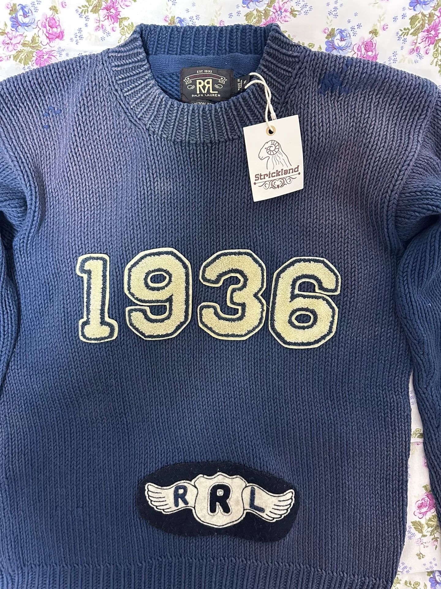 RRL Ralph Lauren RRL Distressed Moto Sweater Size US XS / EU 42 / 0 - 1 Thumbnail