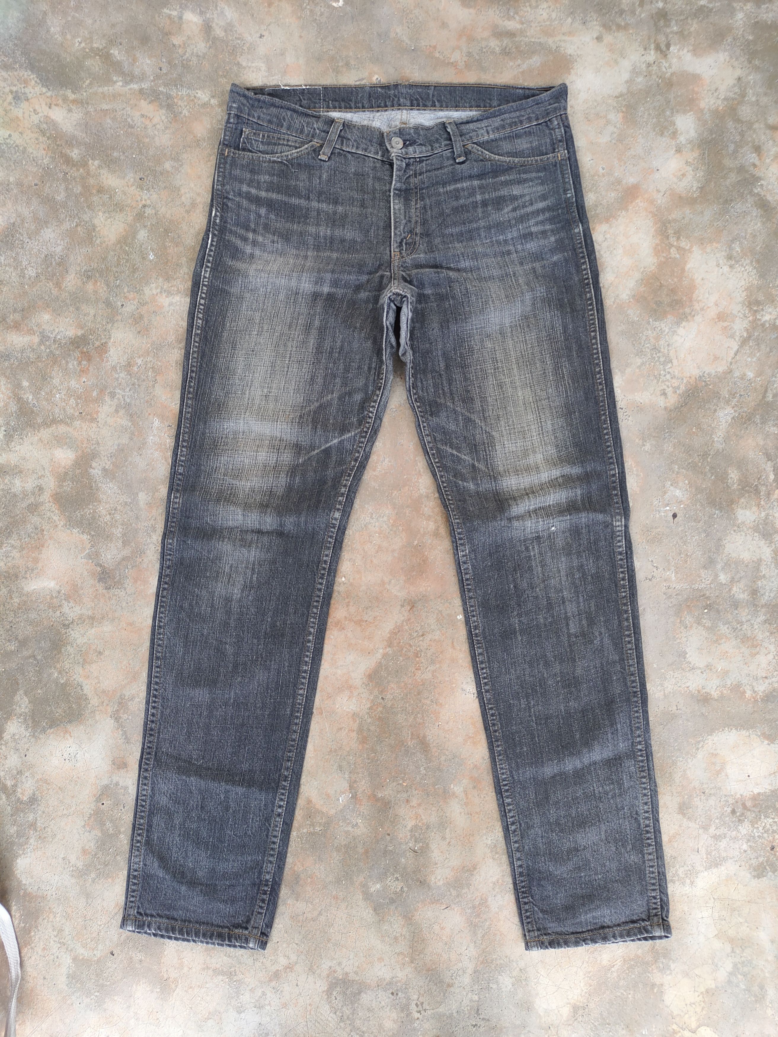Levi's Vintage Clothing vintage Levi's 606 faded black jeans denim pants Size US 37 - 2 Thumbnail