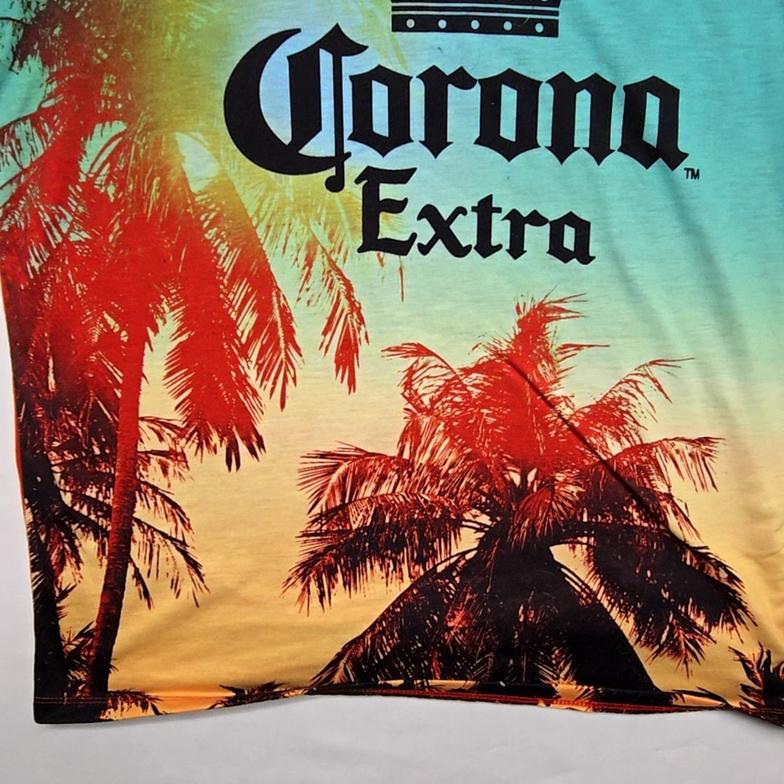 Other Corona Extra Tank Top Palm Tree Graphic Red Blue Beach L Size US L / EU 52-54 / 3 - 2 Thumbnail