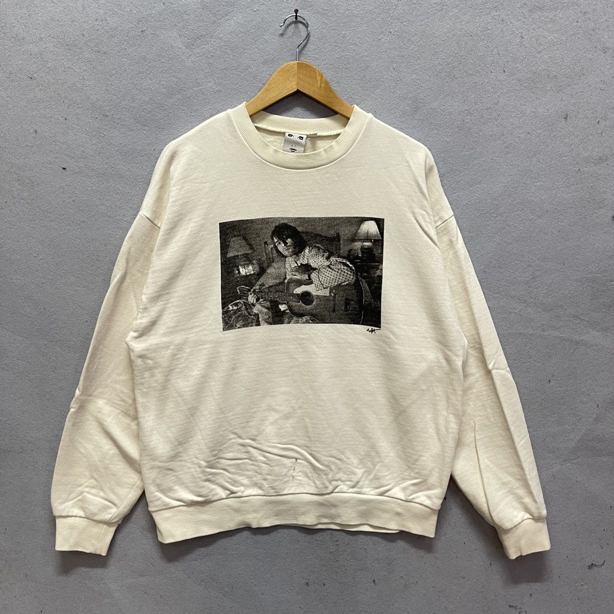 X-Girl X-Girl × Charles Peterson × Kurt Cobain Graphic Sweatshirt Size M / US 6-8 / IT 42-44 - 1 Thumbnail