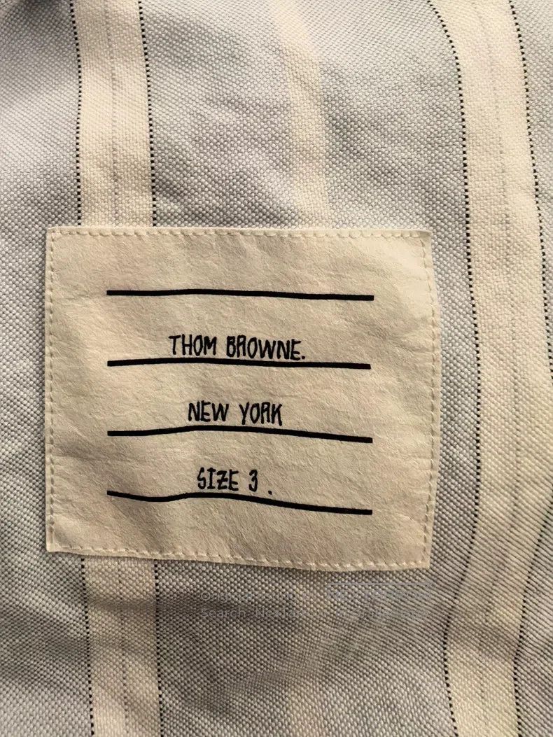 Thom Browne Thom Browne short sleeve shirt Size US L / EU 52-54 / 3 - 4 Thumbnail