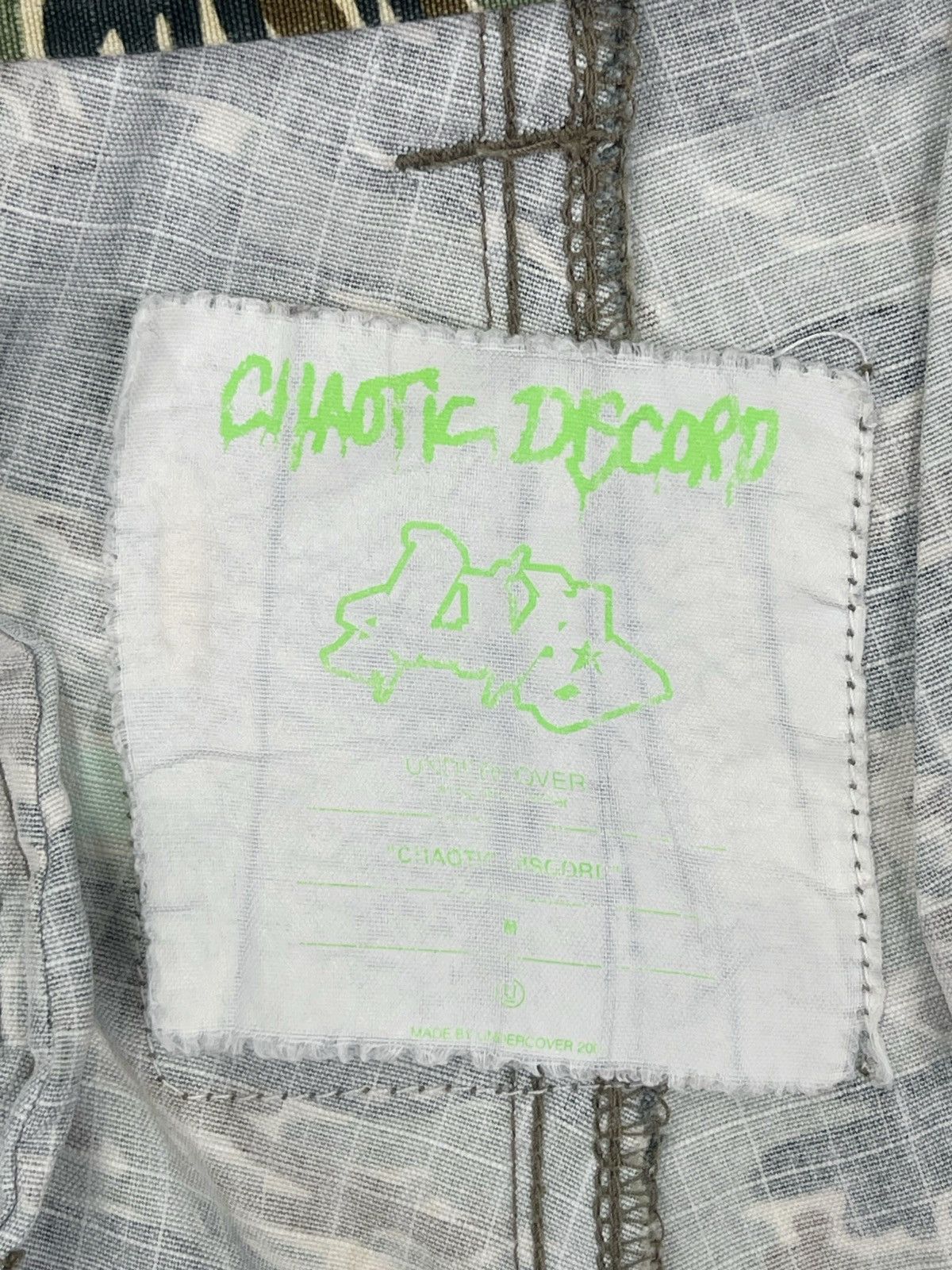 Undercover S/S01 Chaotic Discord Tiger Stripes Camo Cargo Size US 32 / EU 48 - 15 Thumbnail