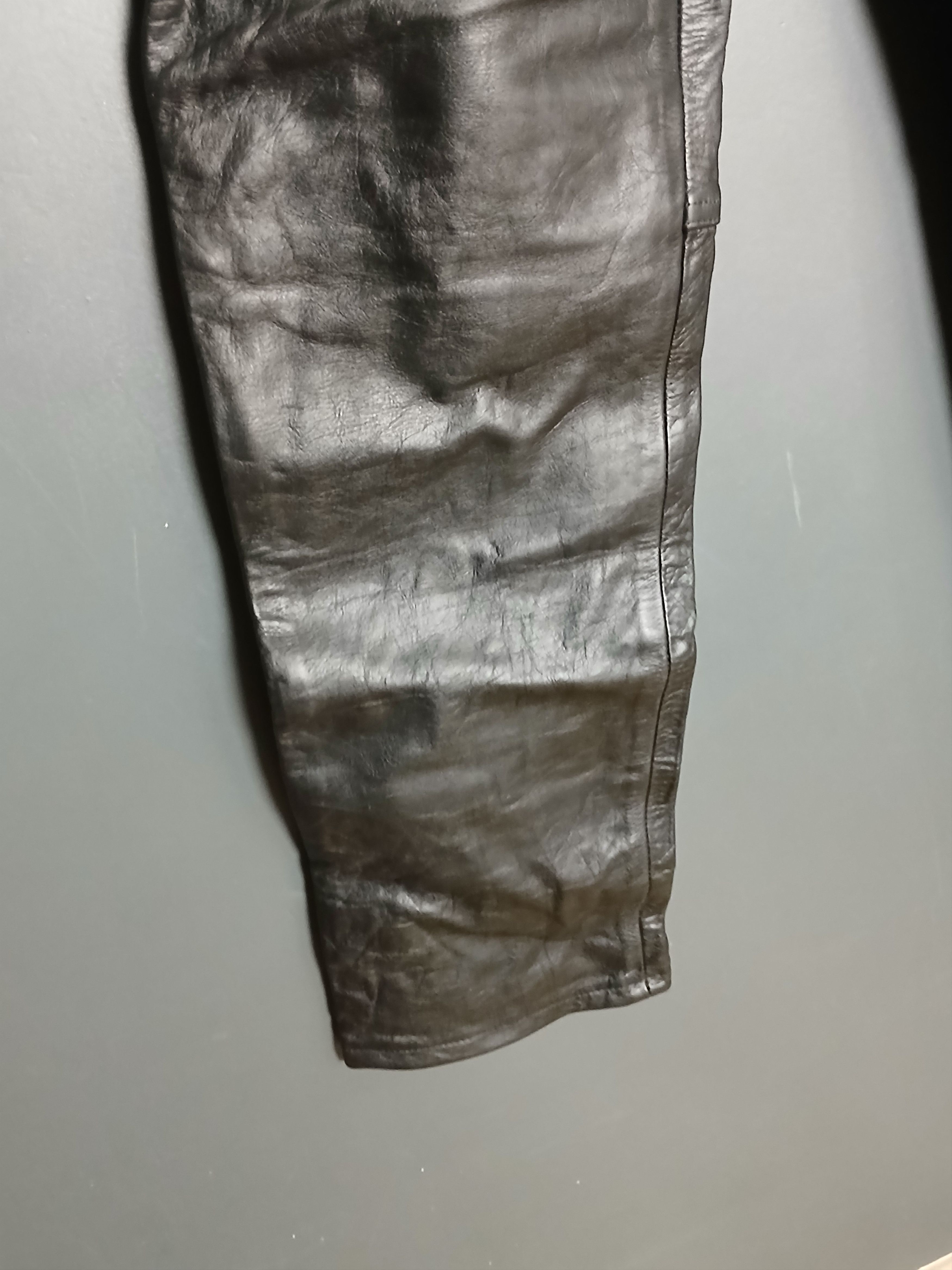 Leather × Vintage Vintage Leather Pants Size US 32 / EU 48 - 8 Thumbnail