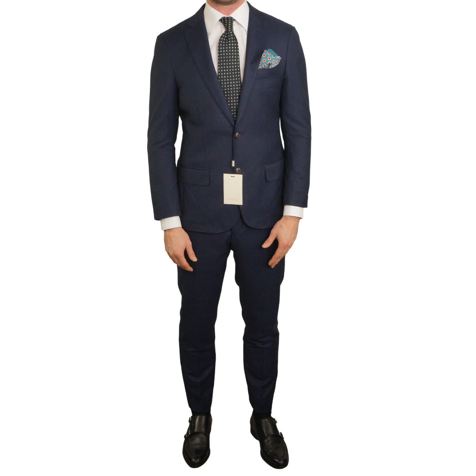 Men Suitsupply Suit La Spalla Blue Vitale Barberis UK/US40L