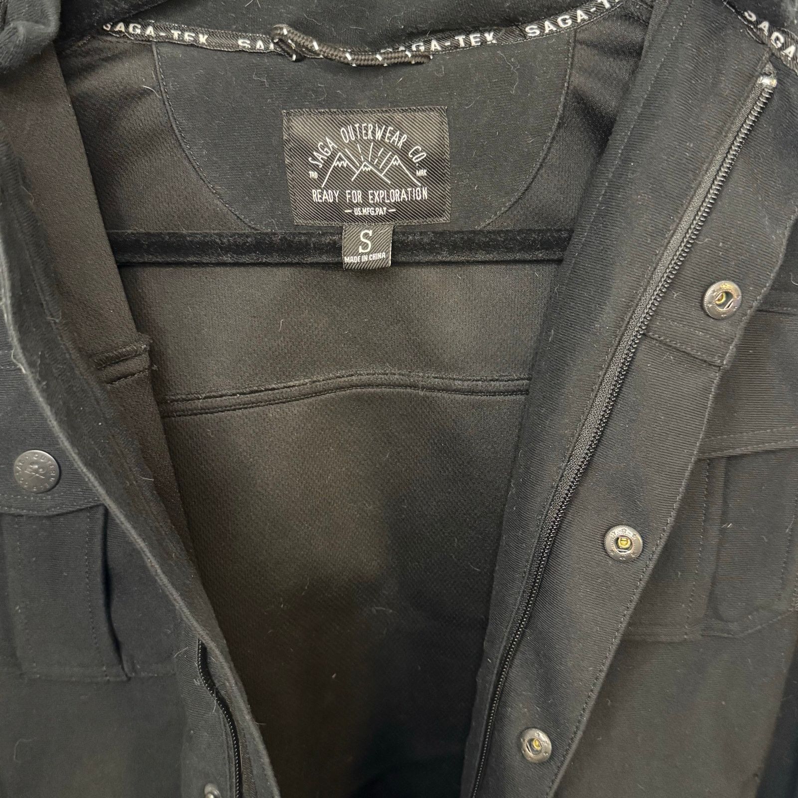 Saga Outerwear Saga Outerwear Black Zip-up Jacket size Small •Pre-Loved• Size US S / EU 44-46 / 1 - 6 Thumbnail