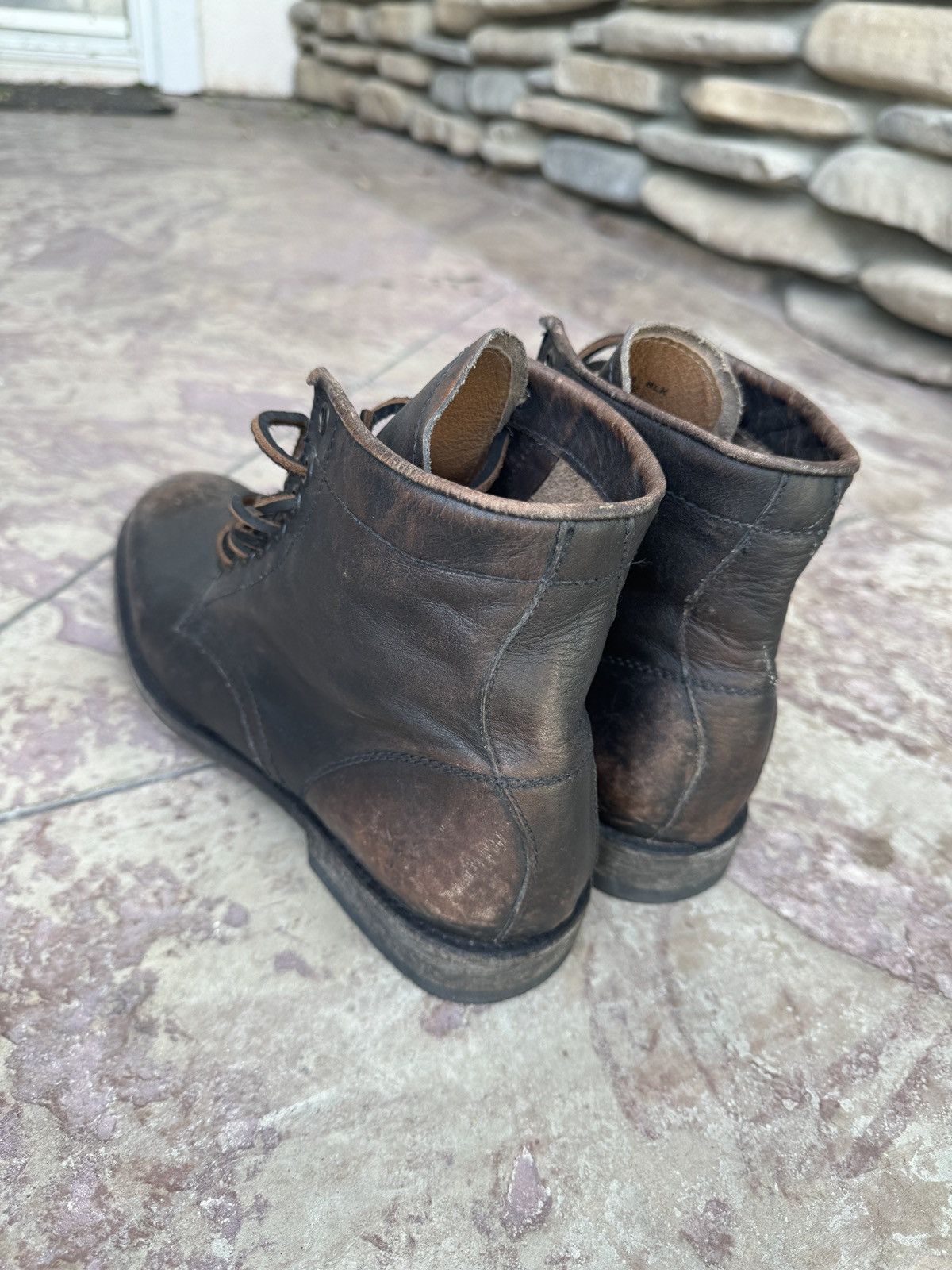 Frye Frye Tyler boots - New, distressed black Size US 8.5 / EU 41-42 - 3 Thumbnail