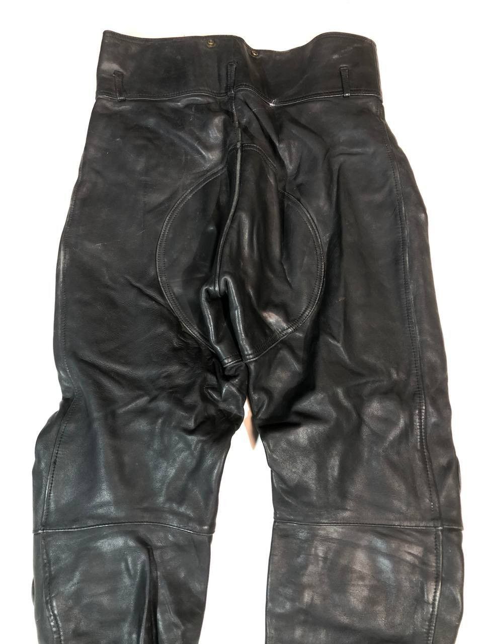 Leather × Vintage Krawehl Leather Moto Racing Pants Vintage Size US 33 - 3 Thumbnail