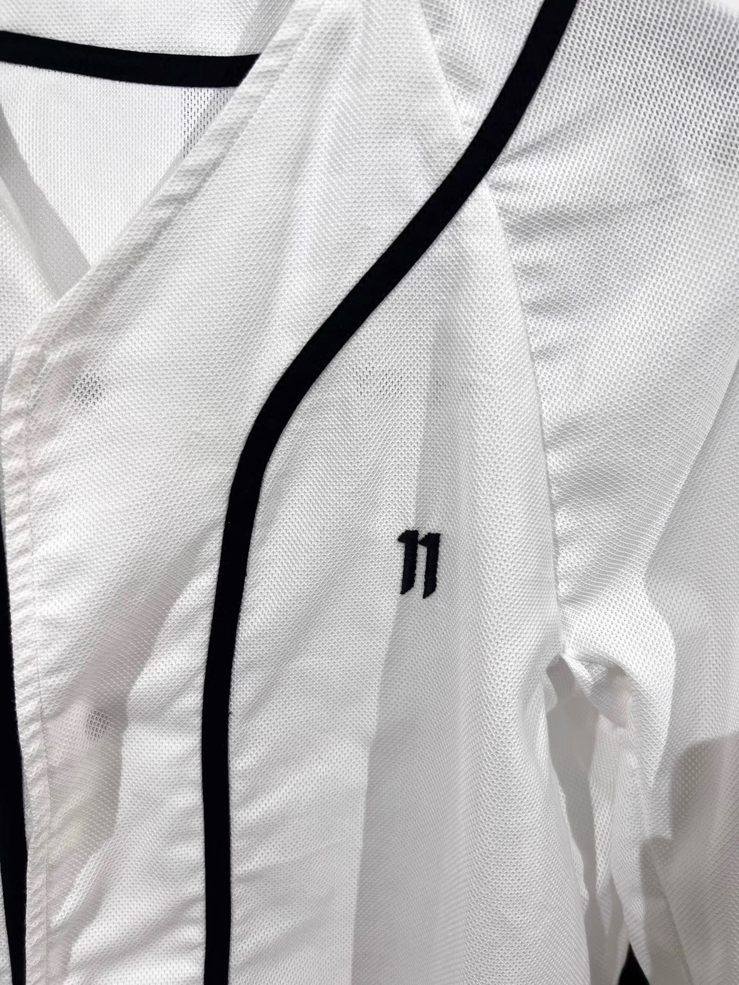 11 By Boris Bidjan Saberi 11by BBS Embroidered Text Baseball Jacket K35 Size US S / EU 44-46 / 1 - 4 Thumbnail