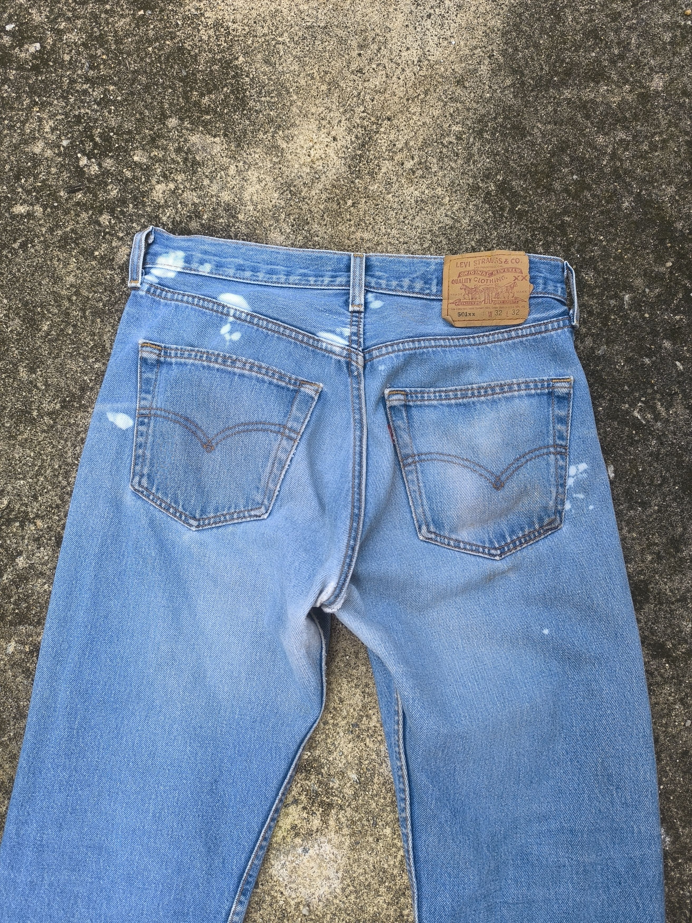 Levi's × Vintage 90s VINTAGE Levis 501 made in USA Size US 31 - 10 Thumbnail