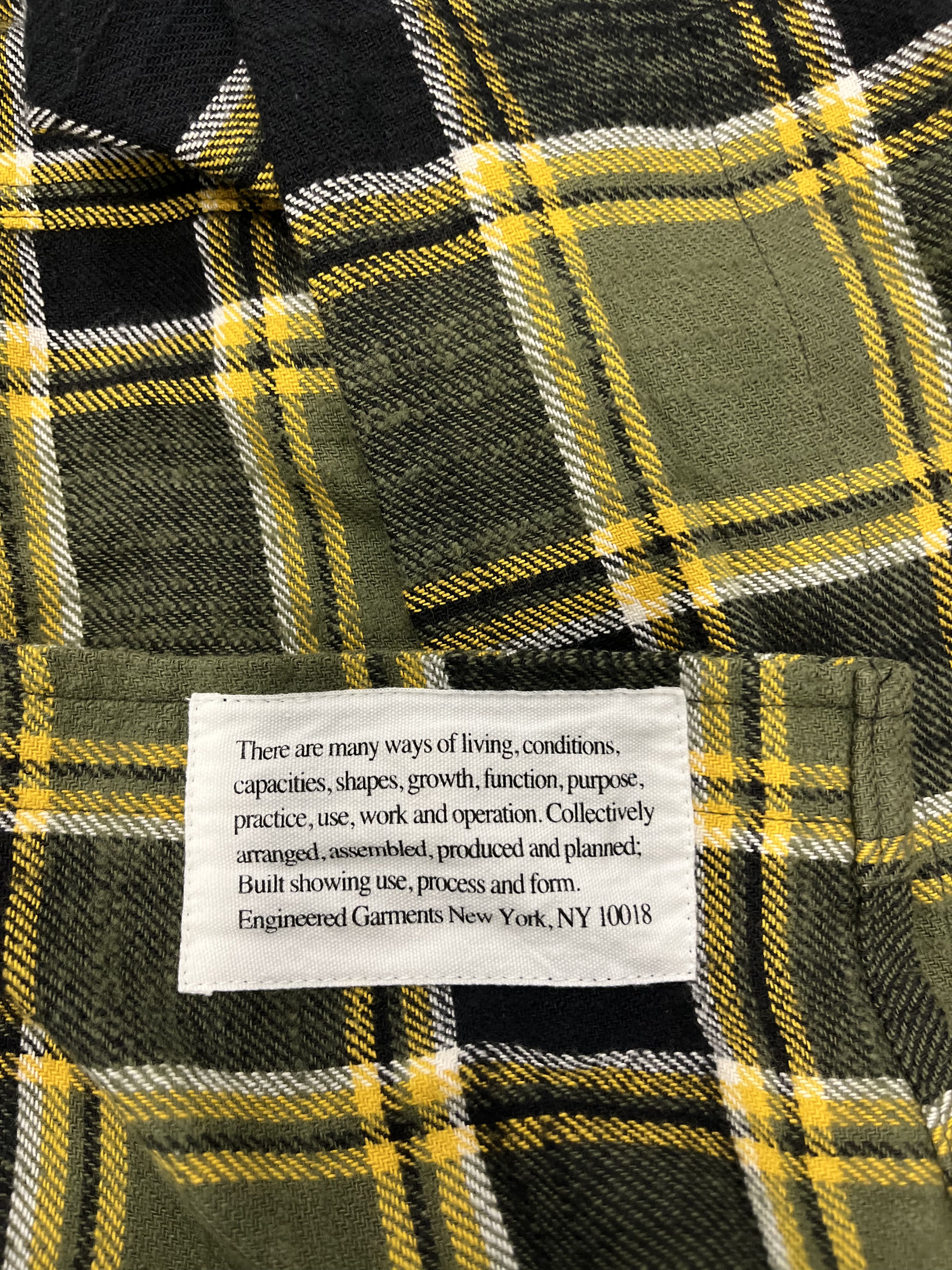 Palace Palace x Engineered Garments Panel Check Work Shirt XL Size US XL / EU 56 / 4 - 5 Thumbnail