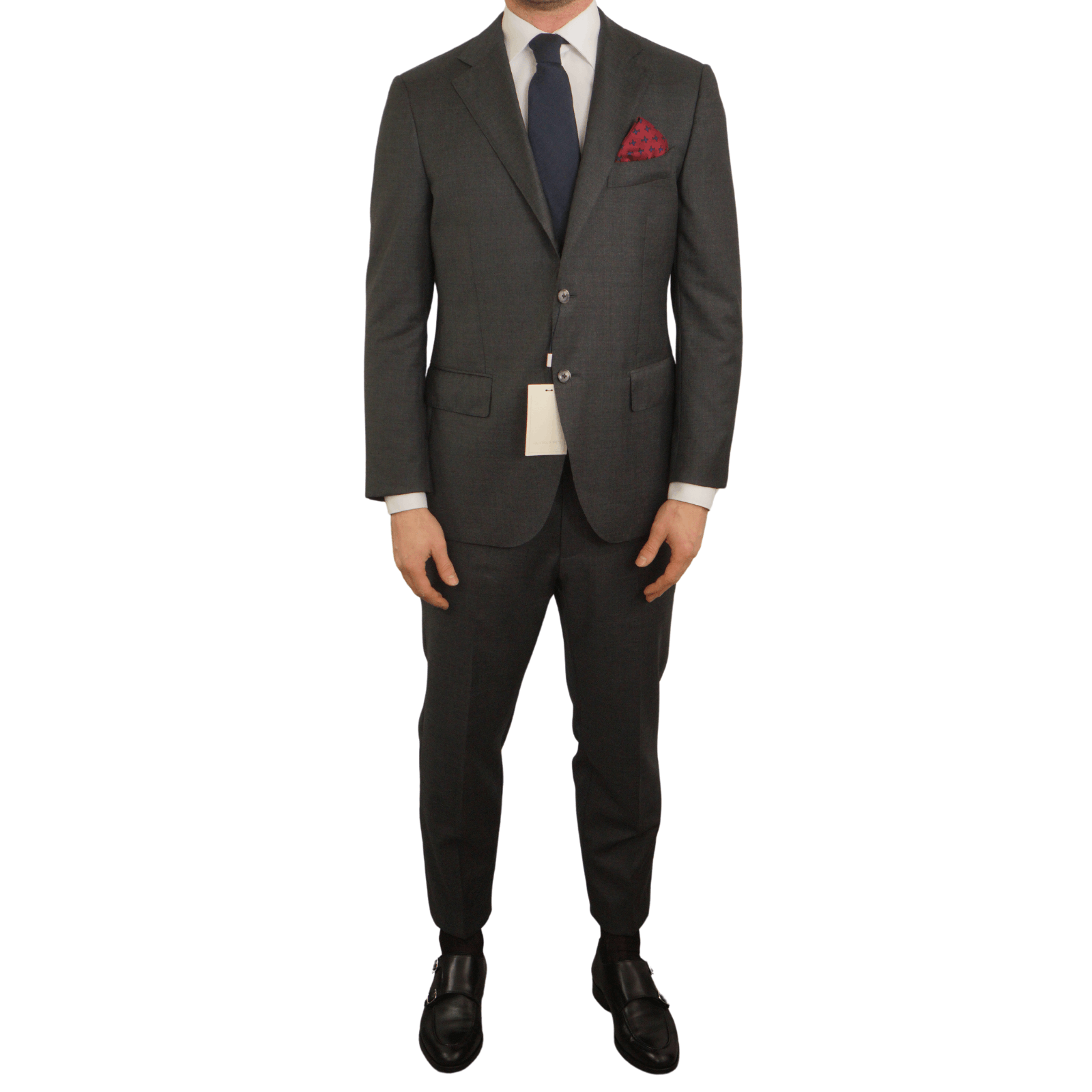 image of Men Suitsupply Suit Lazio Single Breasted Wool Eu48 Uk/us38 in Grey (Size 38R)