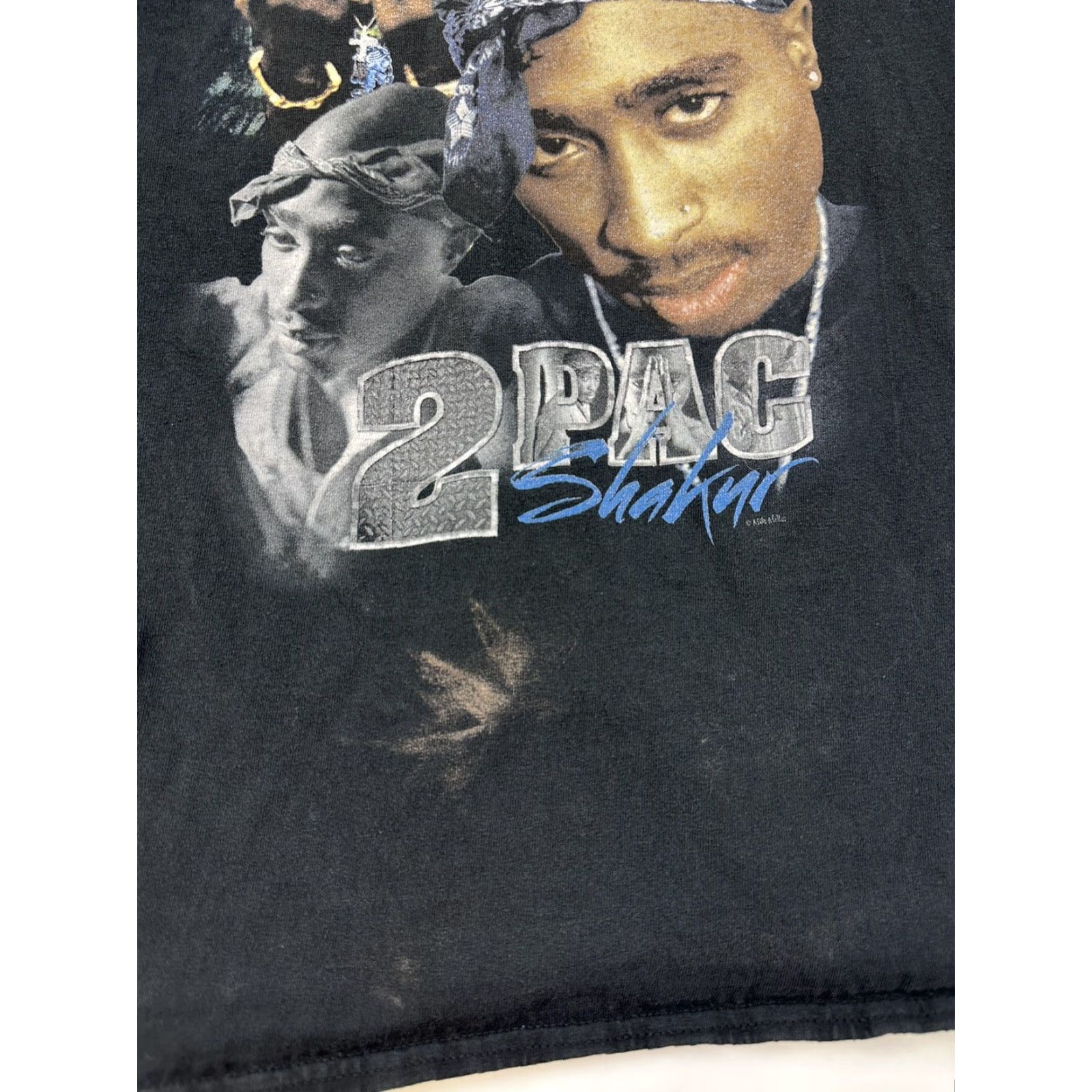 Bravado VINTAGE Tupac All Eyes On Me T Shirt Adult XS Black Size US XS / EU 42 / 0 - 3 Thumbnail