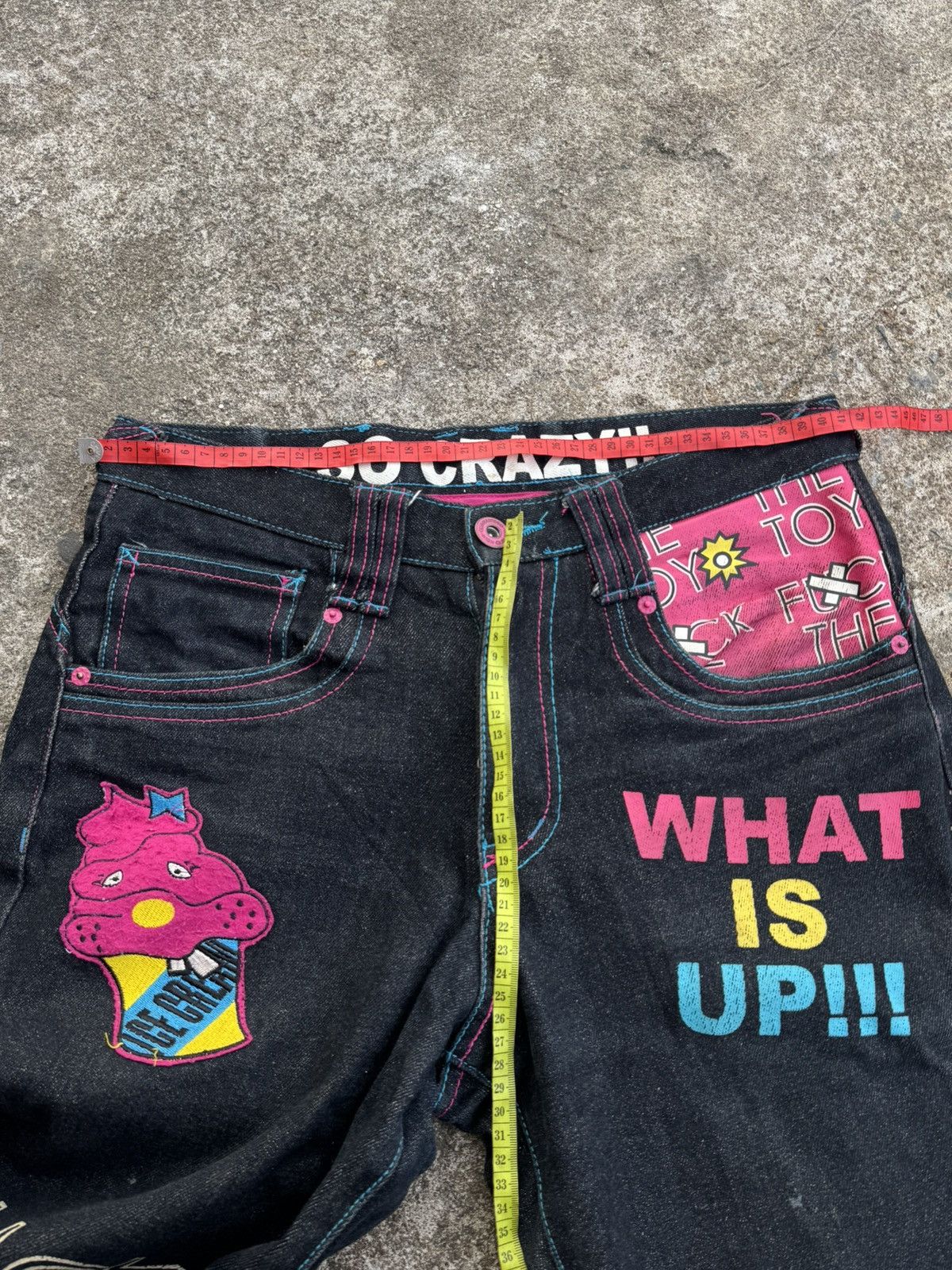 Hysteric Glamour So Crazy!!! Fuck The Toy Denim Hysteric Styled BBC Ice Cream Size US 30 / EU 46 - 10 Thumbnail