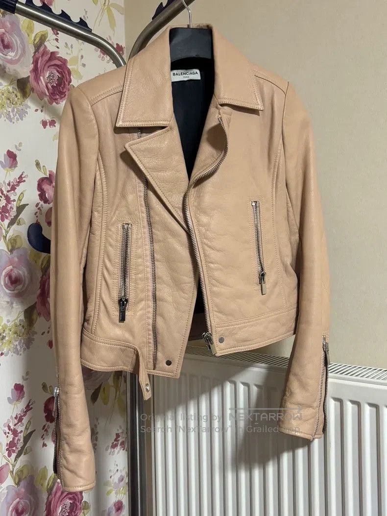 Balenciaga Balenciaga Classic Biker Leather Jacket Size XS / US 0-2 / IT 36-38 - 1 Thumbnail