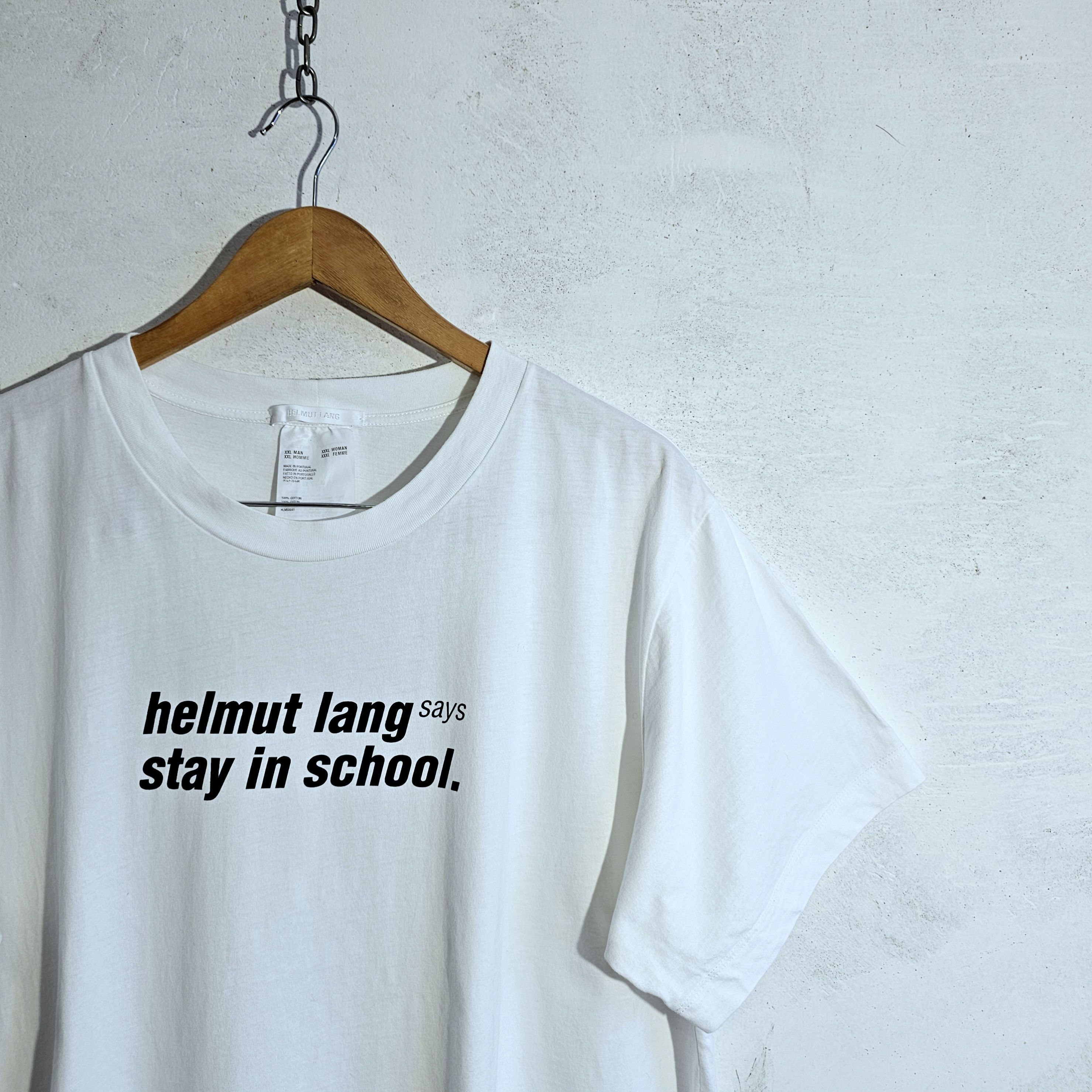 Helmut Lang × Vintage Helmut Lang oversize vintage white t-shirt Size US XXL / EU 58 / 5 - 2 Thumbnail