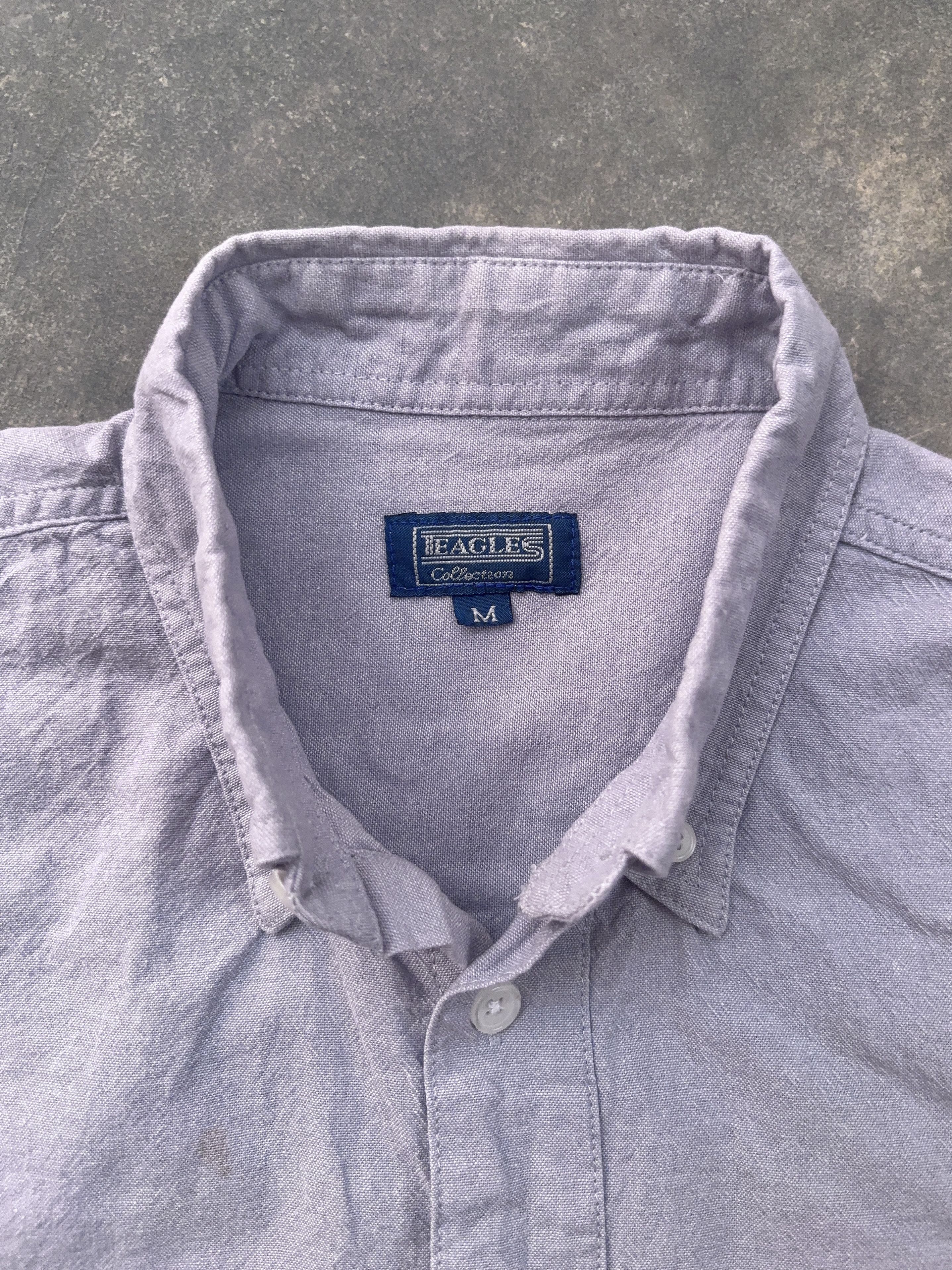 Other Eagles Vintage Workwear Light Purple Button Up Shirt Size US M / EU 48-50 / 2 - 4 Thumbnail
