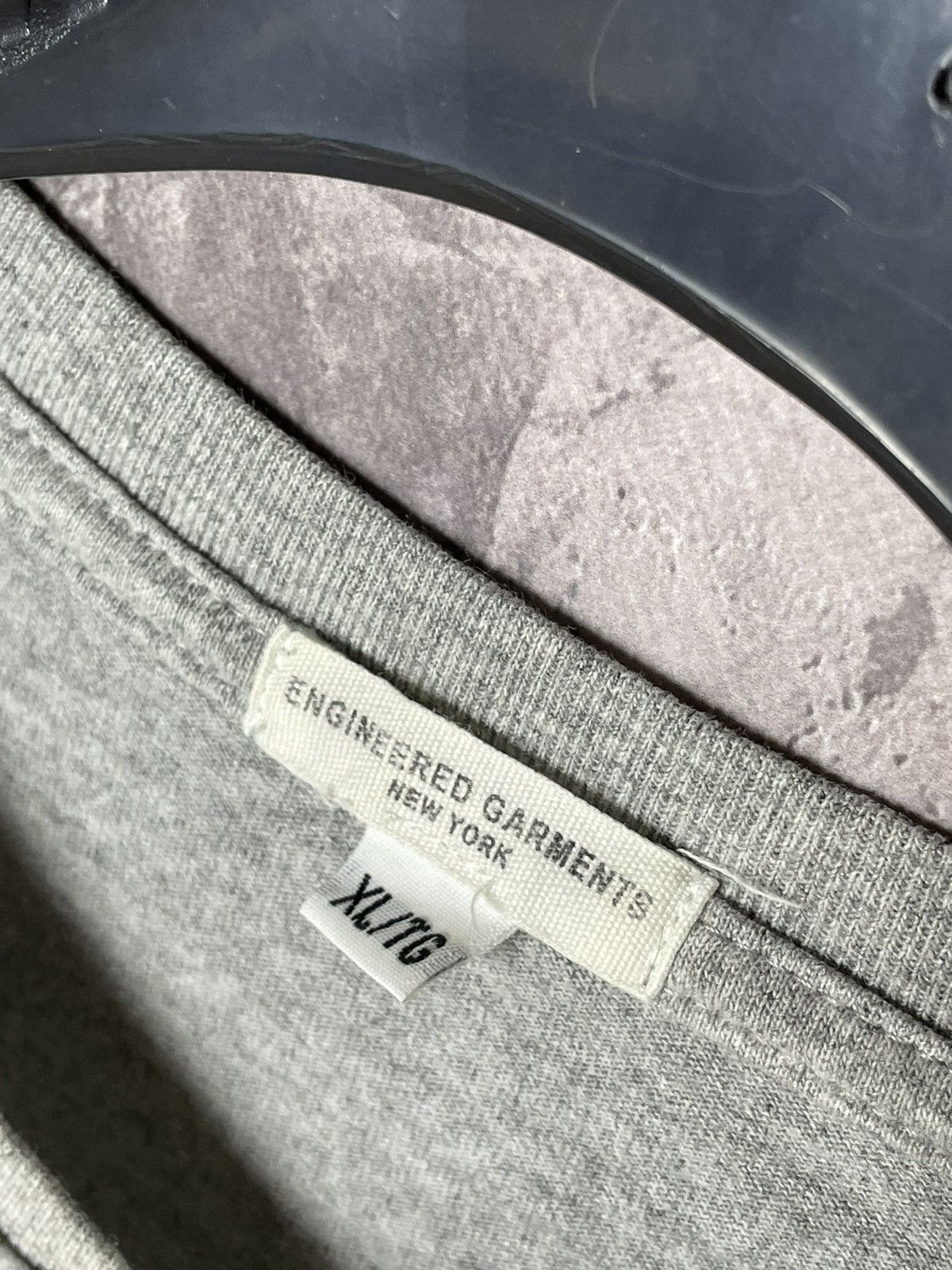 Engineered Garments × Japanese Brand Engineered Garments Hudson Yards Grey Avant Garde tee Size US XL / EU 56 / 4 - 8 Thumbnail