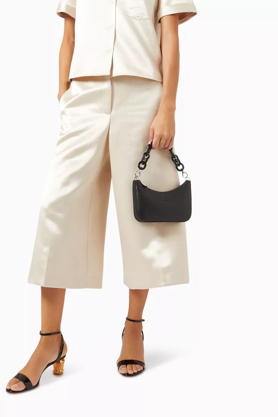 Christian Louboutin o1s1wg111124 Size: OS/ Loubila Chain Mini Bag in Black Size ONE SIZE - 3 Thumbnail