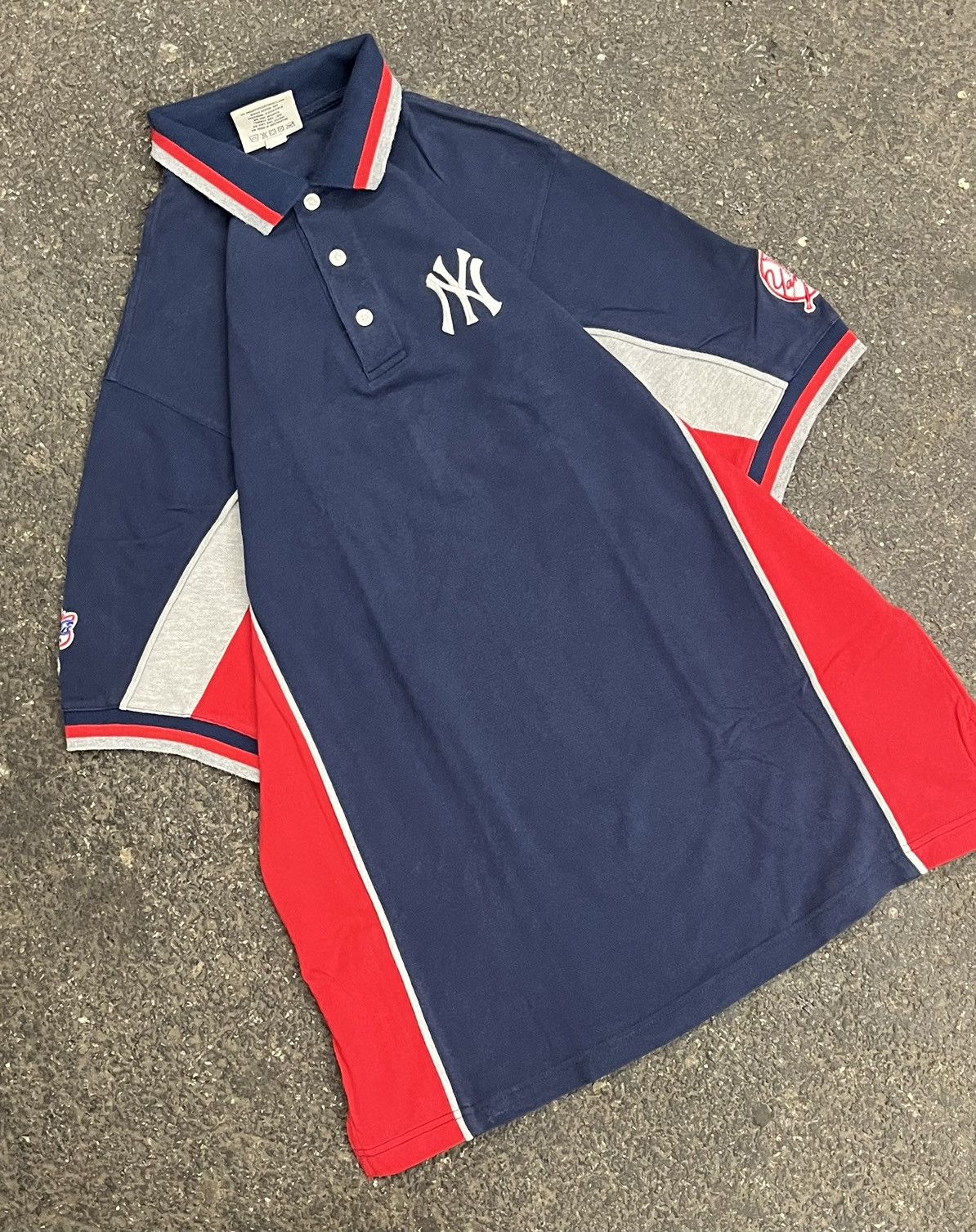 Vintage Ny Yankees vintage lee sport button up streetwear hype rare Size US M / EU 48-50 / 2 - 1 Thumbnail