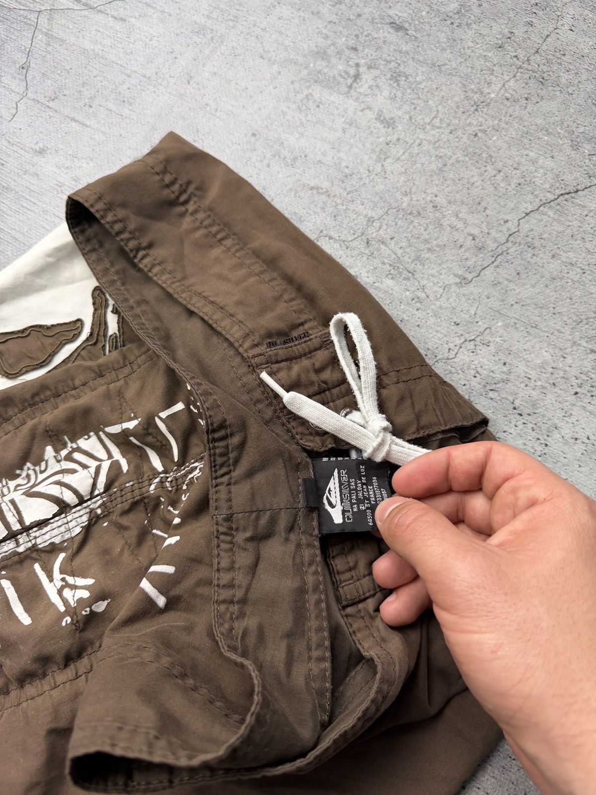 Quicksilver Vintage Quicksilver Shorts Logo Swim Wear Rap Y2K 90s USA Size US 34 / EU 50 - 6 Thumbnail