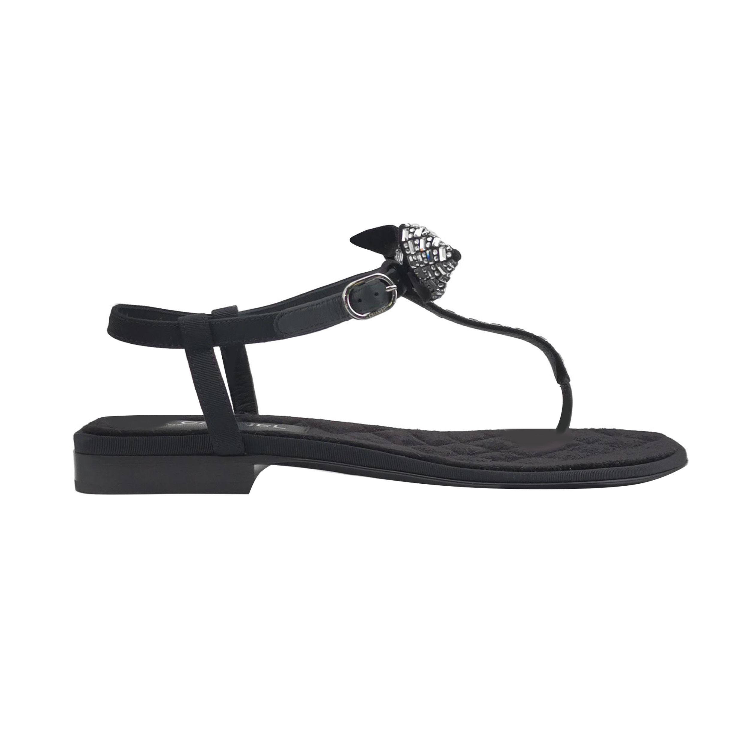 Chanel Chanel Women 5-5 Sandals Size US 5.5 / IT 35.5 - 1 Thumbnail