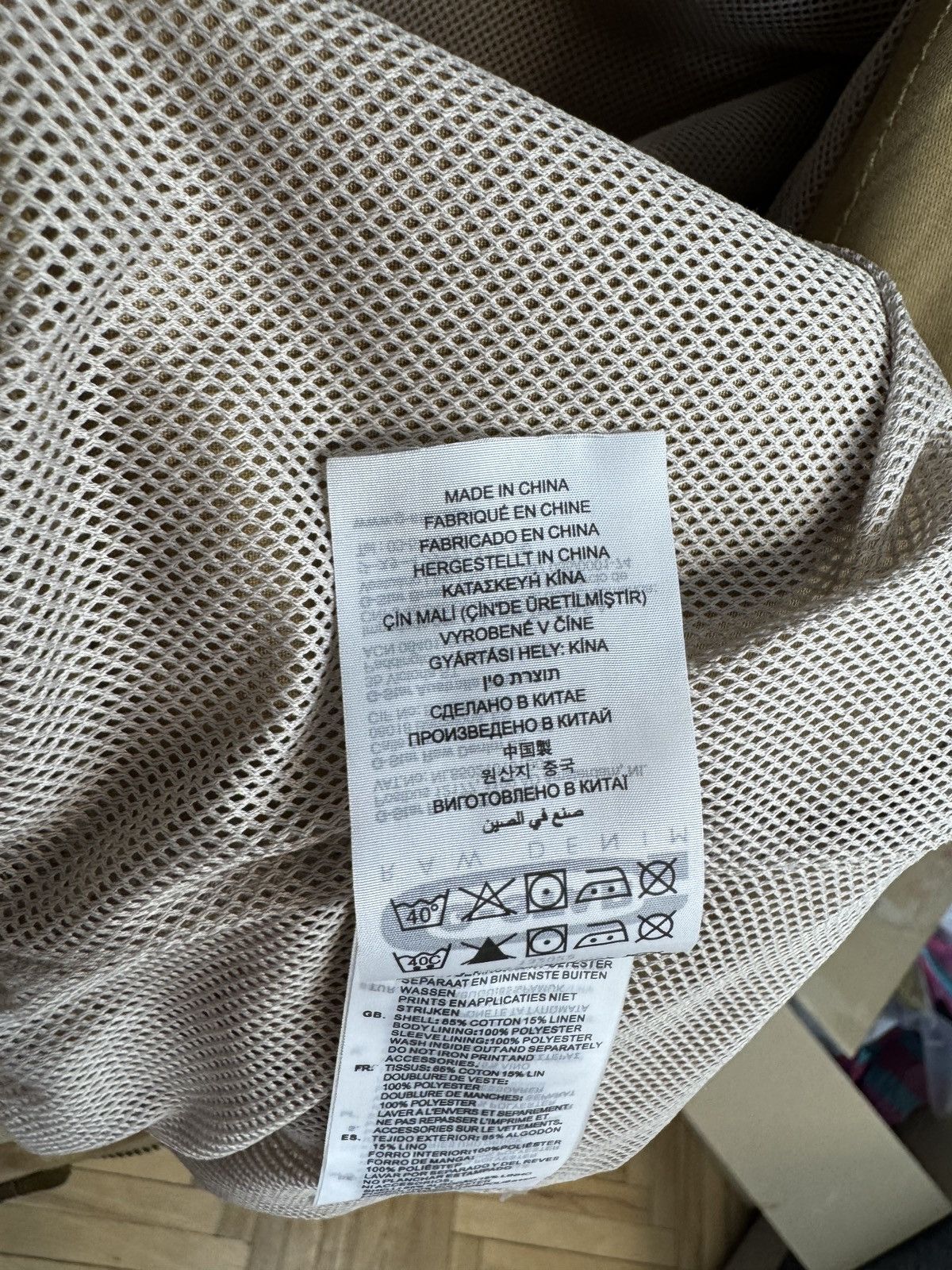 G-Star G-Star RAW Cotton Linen Bomber Jacket FLEET JKT beige Brown Size US XL / EU 56 / 4 - 17 Thumbnail
