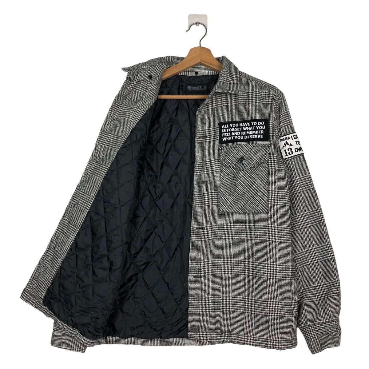Japanese Brand 📌VINTAGE BIKER JACKET BONDAGE BIG POCKETS DIAGNOL ARROW Size US M / EU 48-50 / 2 - 12 Thumbnail