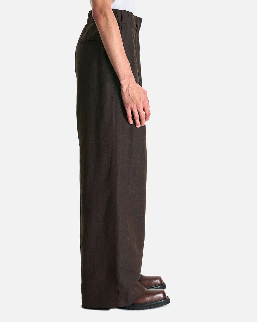 Dries Van Noten o1s1v1r1oon0825 Pilan Pants in Dark Brown Size US 36 / EU 52 - 2 Thumbnail
