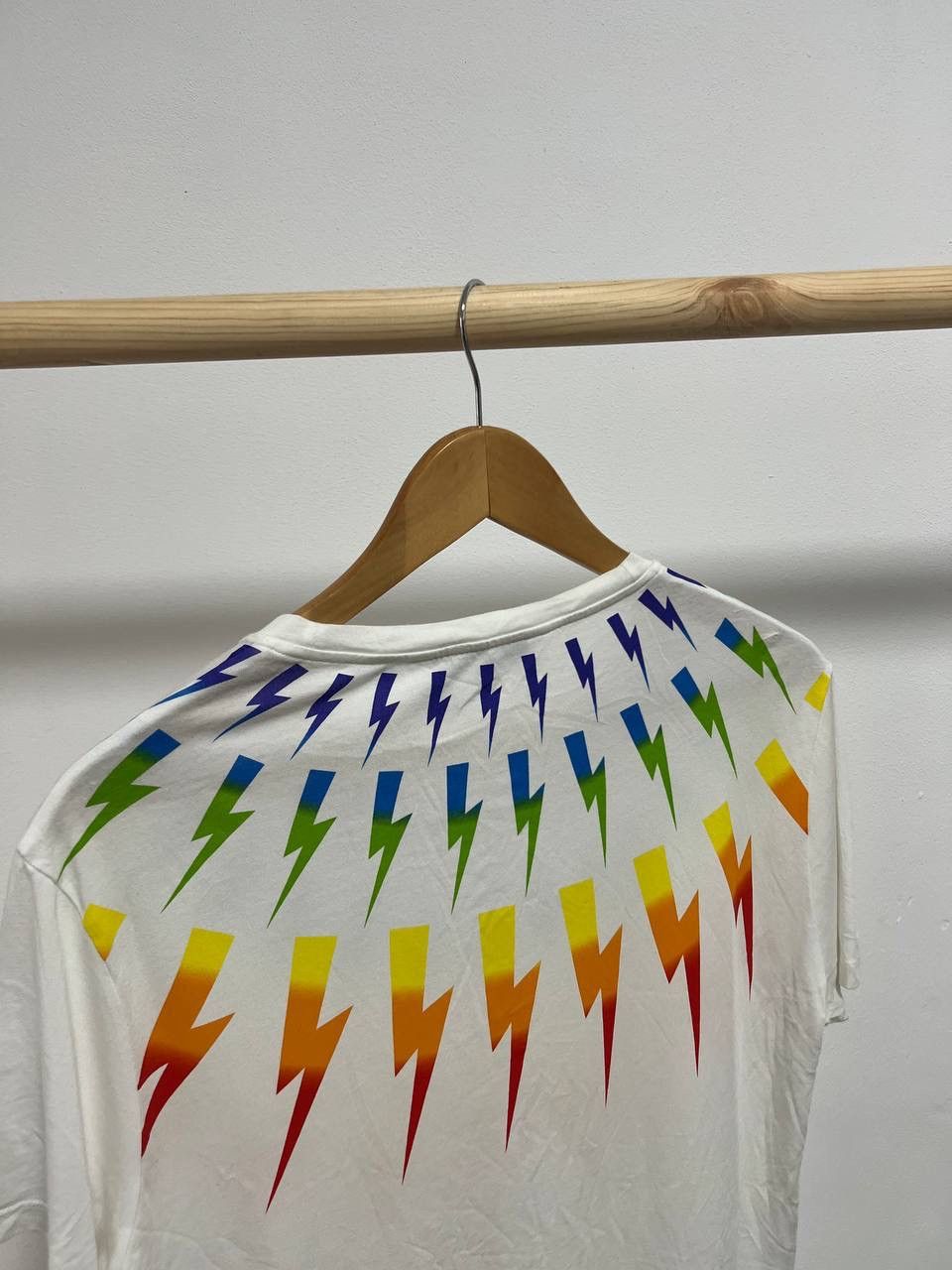 Neil Barrett Neil Barrett Lightning Bolt T-Shirt Size US S / EU 44-46 / 1 - 10 Thumbnail