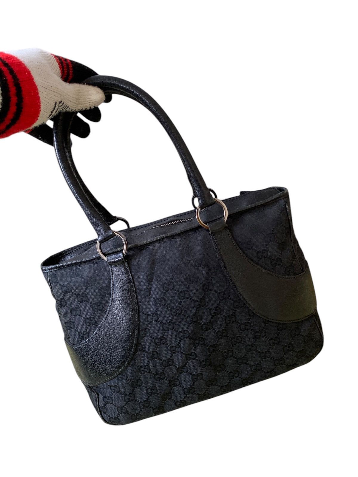 Gucci Gucci GG Canvas Tote Bag Size ONE SIZE - 3 Thumbnail