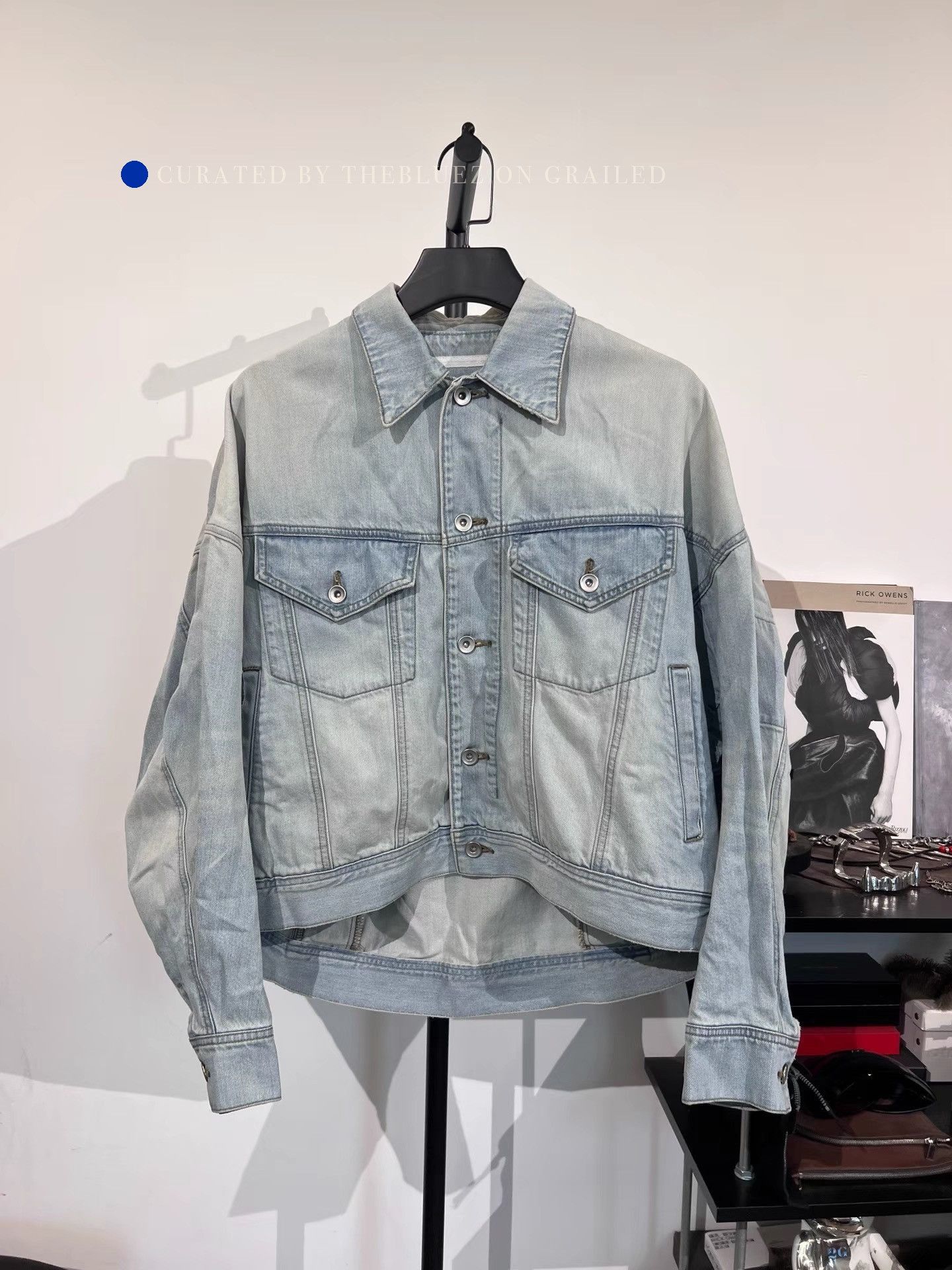 Julius Blue Denim Jacket with Button Front, Size M Size US M / EU 48-50 / 2 - 1 Thumbnail