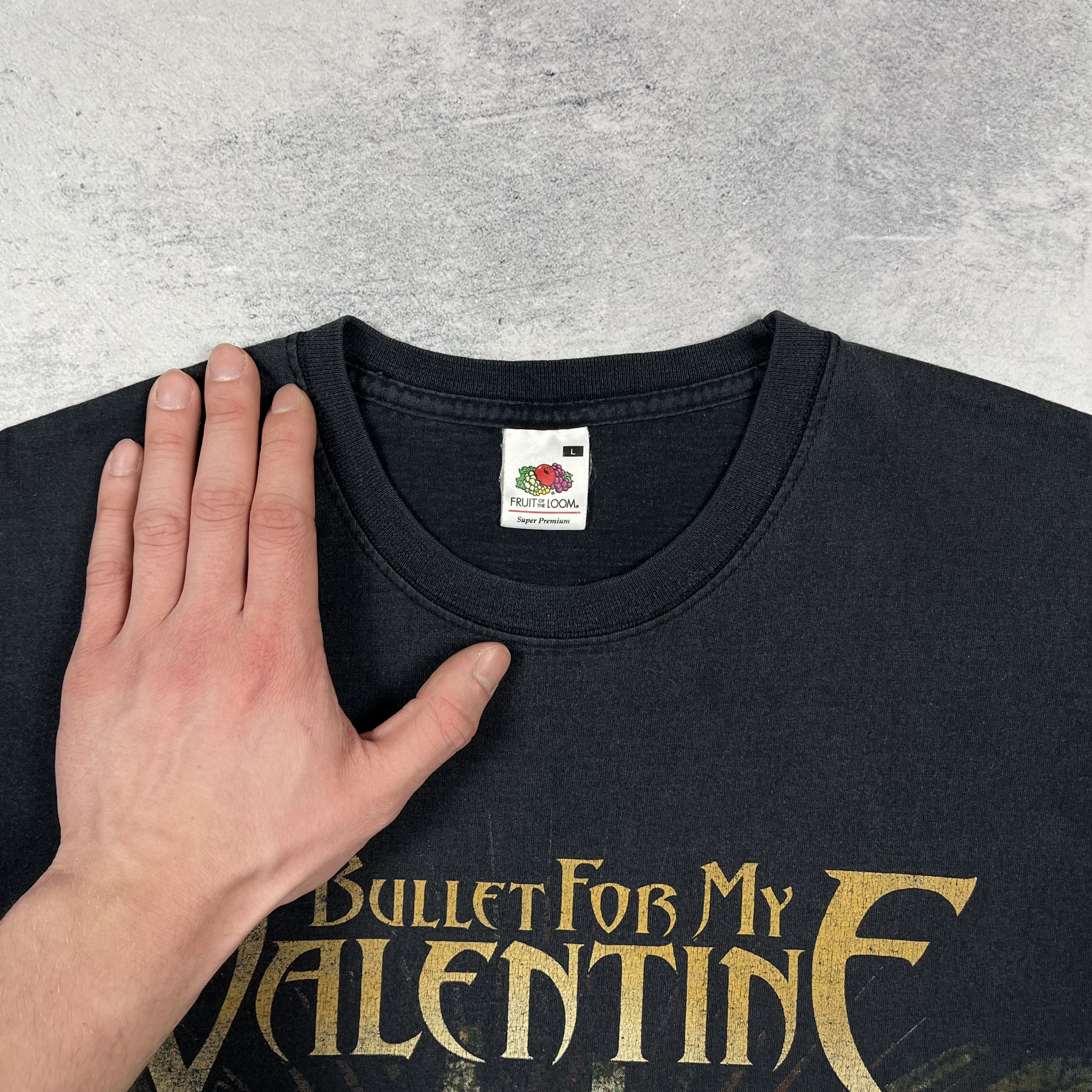 Band Tees Vintage Bullet For My Valentine Rock Band T Shirt 2000’s Size US L / EU 52-54 / 3 - 8 Thumbnail