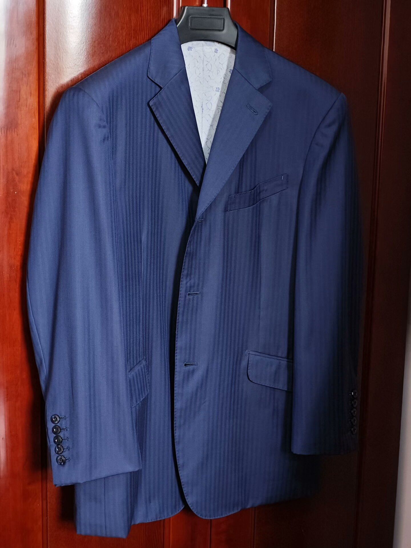 Japanese Brand Custom Italian Wool Blend Suit Jacket Size US M / EU 48-50 / 2 - 1 Thumbnail