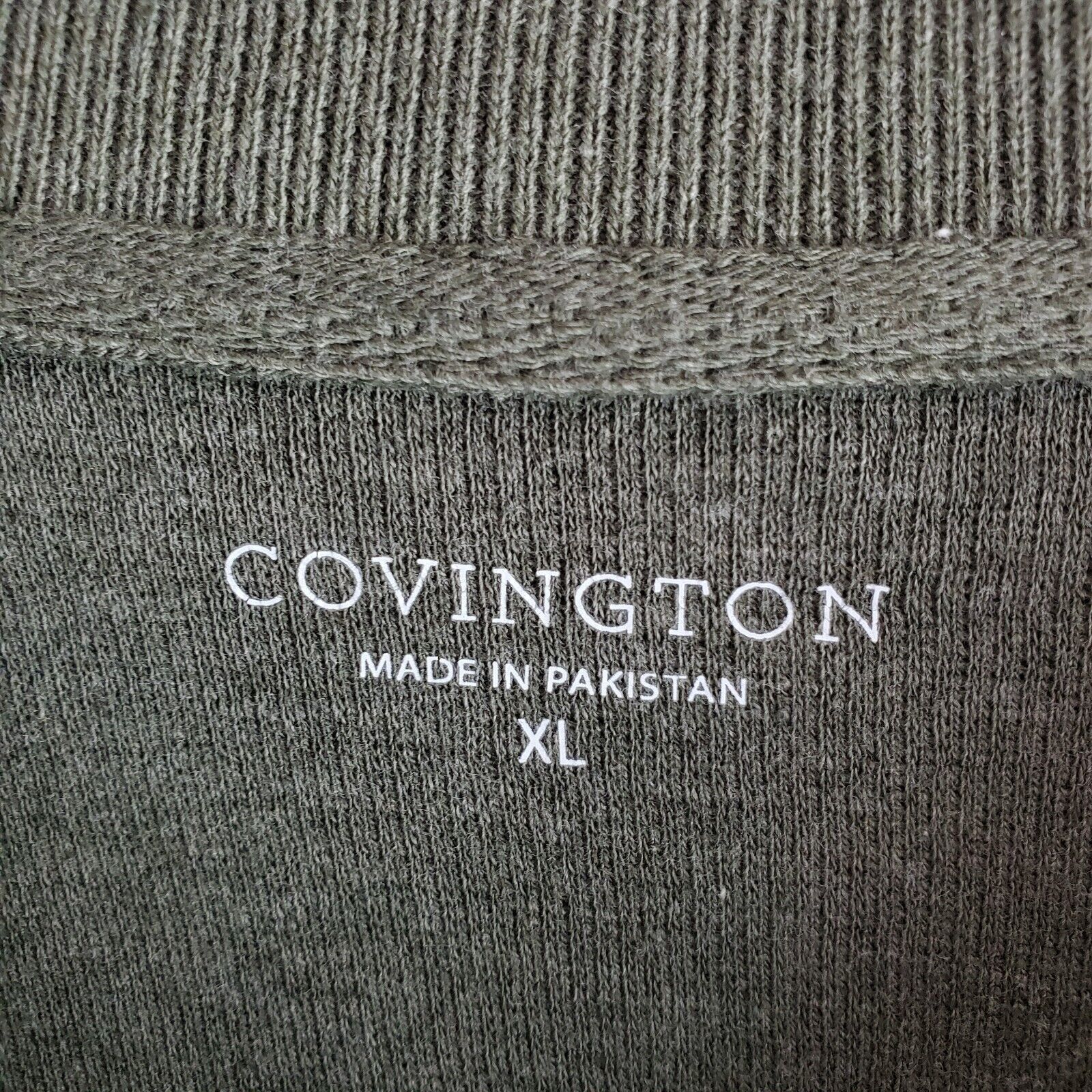 Covington Covington Shirt Mens XL V Neck Hunter Green New Gorpcore Size US XL / EU 56 / 4 - 10 Thumbnail