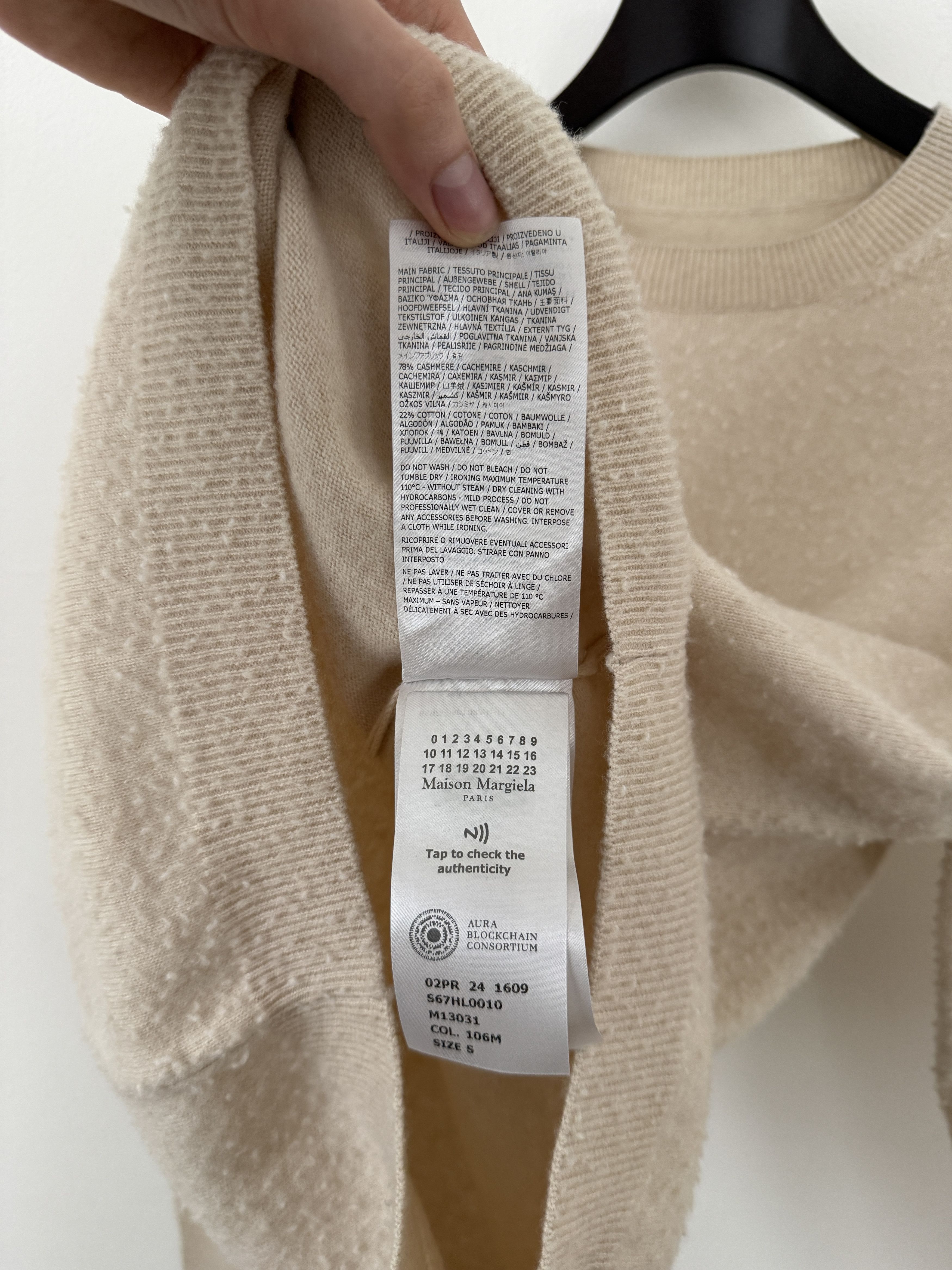 Maison Margiela Cashmere Sweater Size US S / EU 44-46 / 1 - 12 Thumbnail