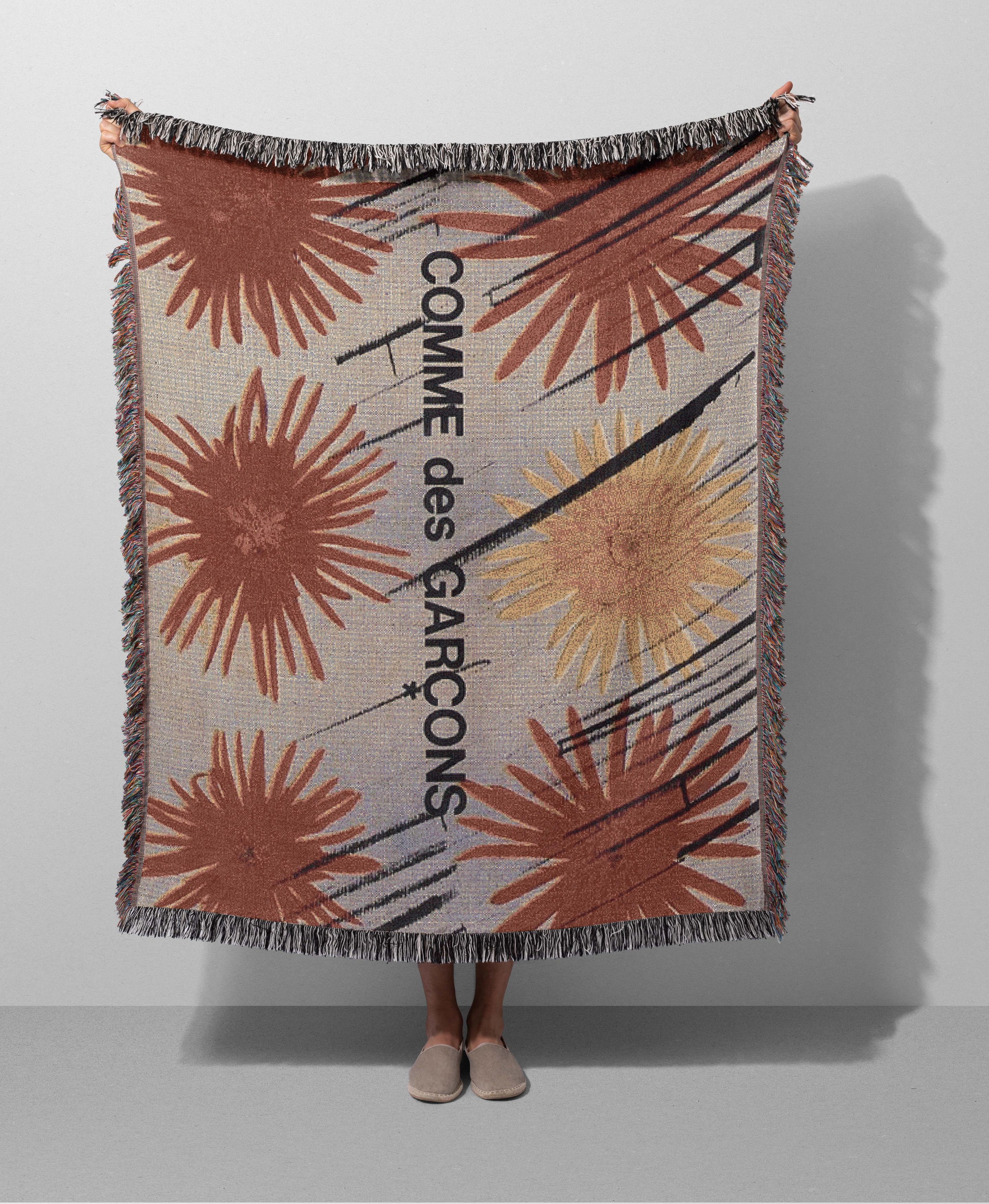 Comme des Garcons Comme des Garcons Blanket Woven Art Poster Gift Logo Book Size ONE SIZE - 2 Thumbnail