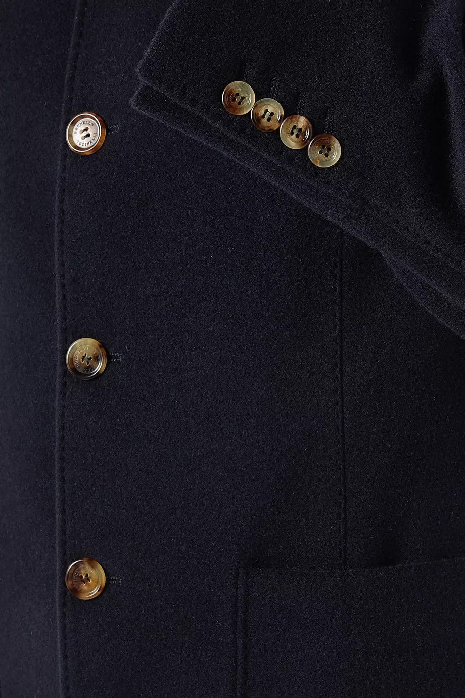Brunello Cucinelli o1y0526 Single-breasted Blazer in Black Size US S / EU 44-46 / 1 - 4 Thumbnail