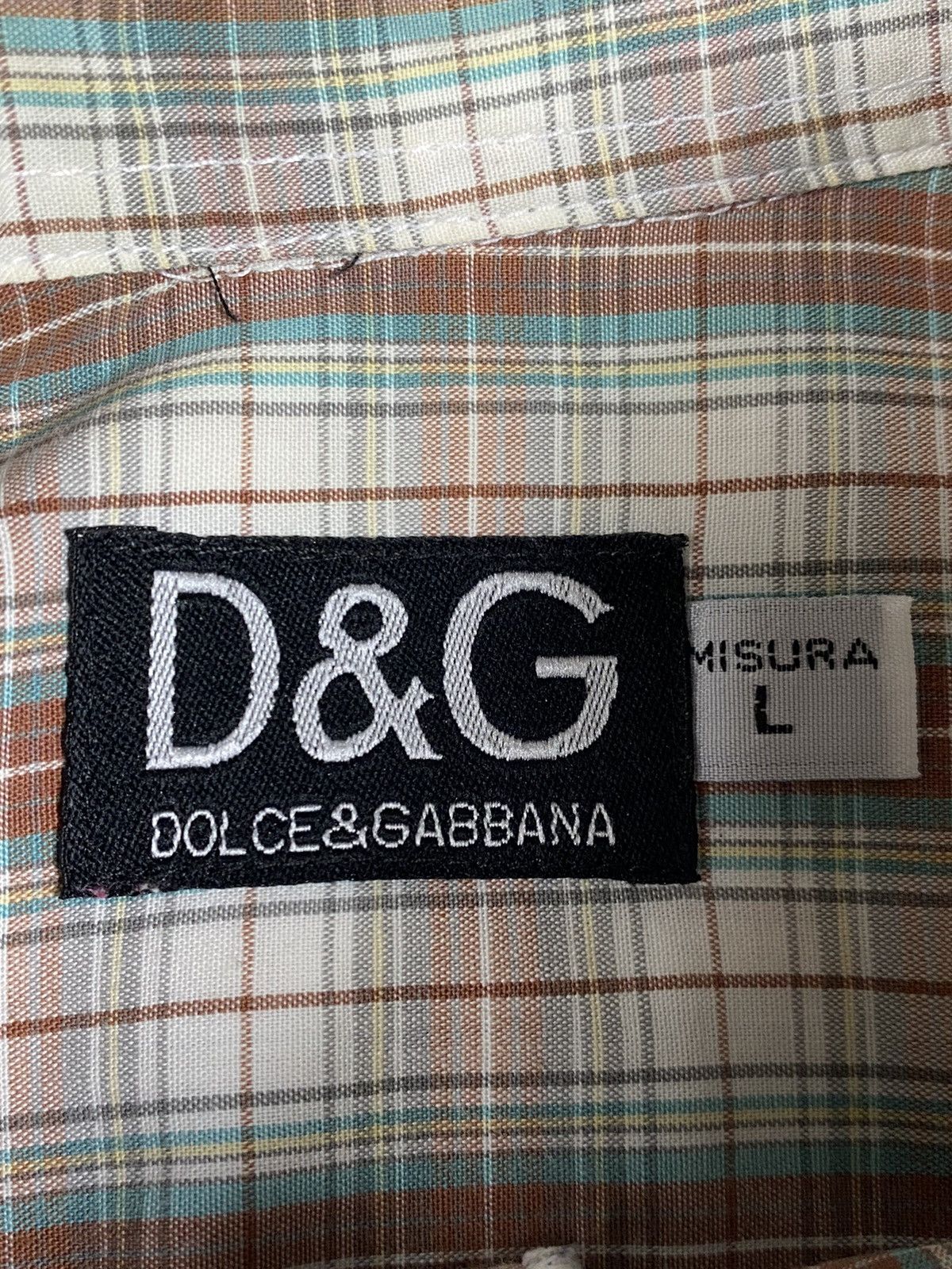 Dolce & Gabbana Vintage Dolce & Dabbana Luxury Button Up Shirt Size US L / EU 52-54 / 3 - 8 Thumbnail