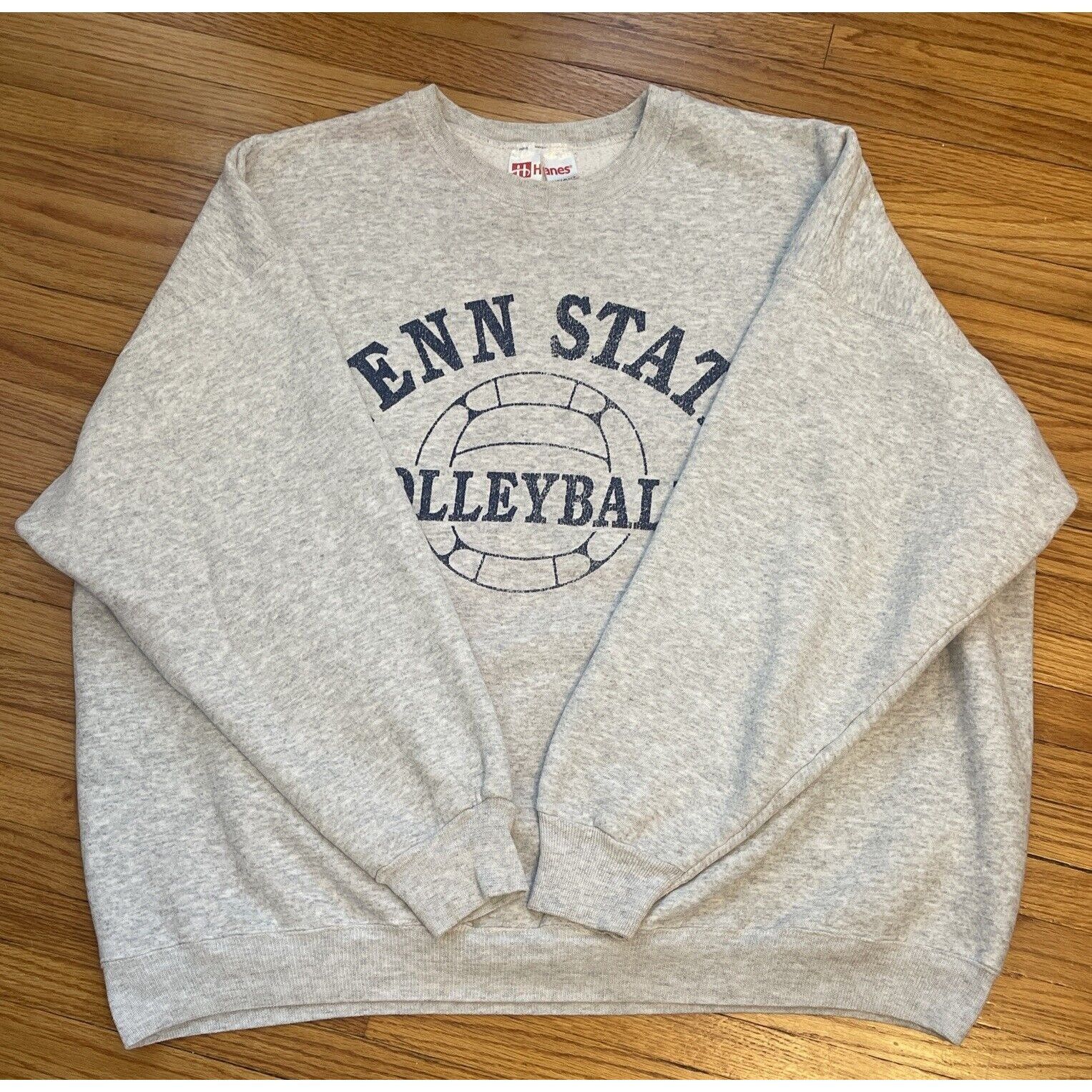 Hanes Vintage 80s 90s XL Penn State Volleyball Reverse Weave Sweat Size US XL / EU 56 / 4 - 8 Thumbnail