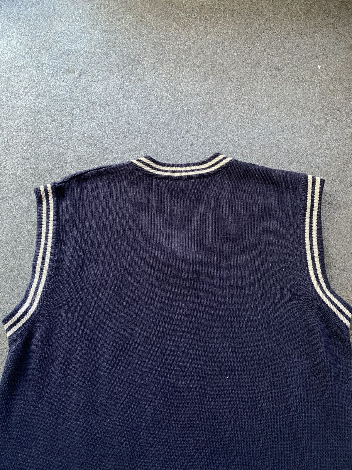 Valentino × Vintage Valentino Sweater Vest Ribbed Hem V Neck Pullover Size US M / EU 48-50 / 2 - 5 Thumbnail