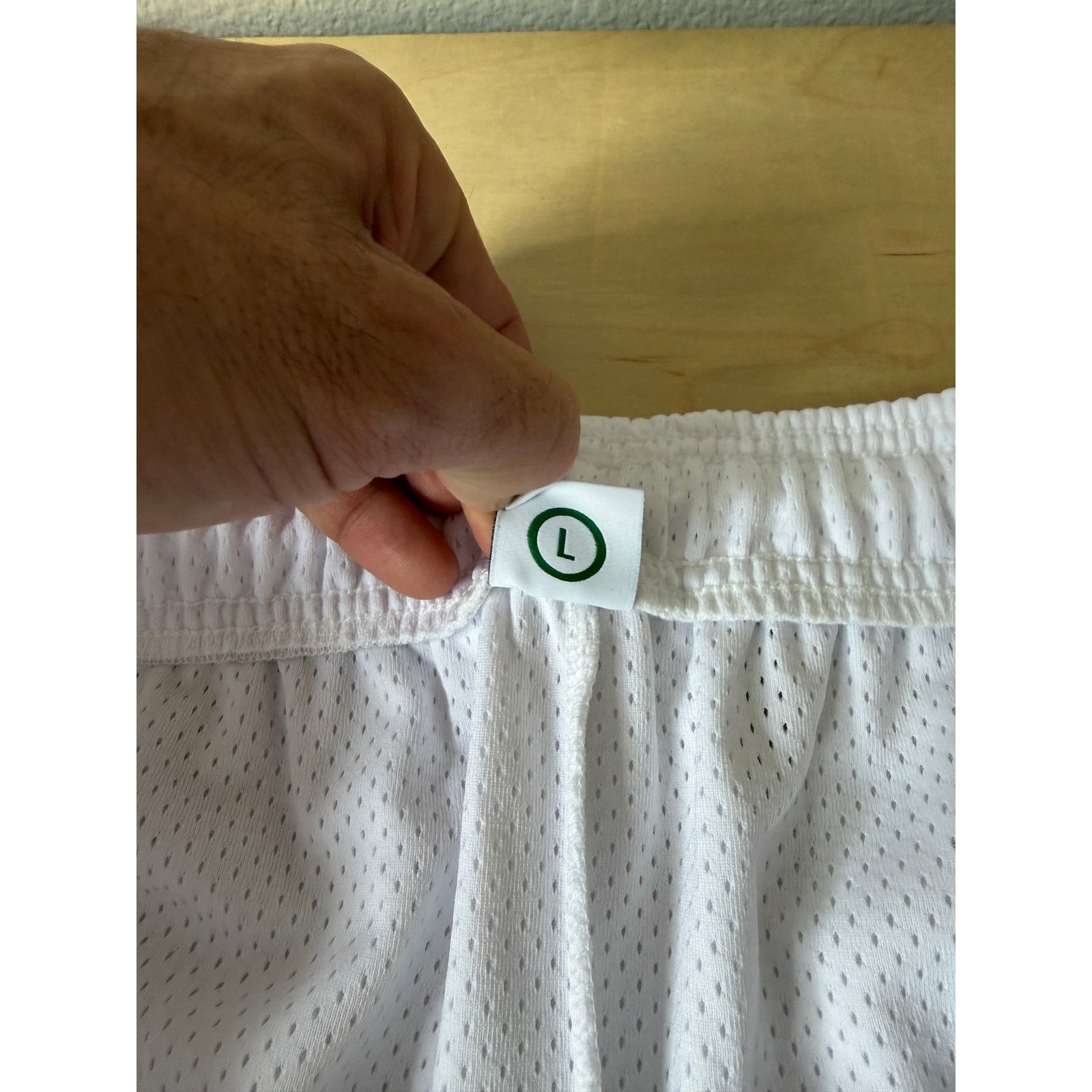 HIDDEN Hidden NY Mesh Shorts White Green Logo Size M Size US 34 / EU 50 - 4 Thumbnail