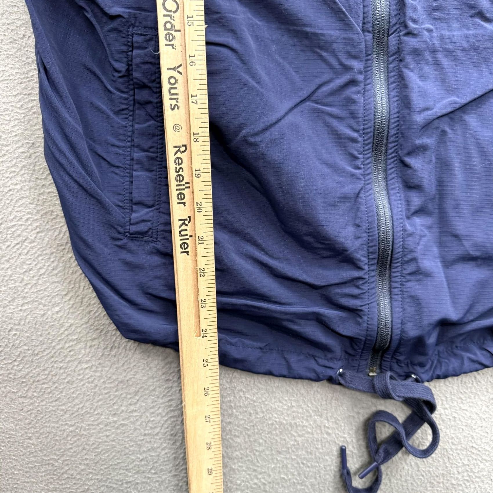 Outerknown VINTAGE Outerknown Jacket Mens Large Blue Hooded Windbreaker Rainbow Stripe Nylon Shell Size US L / EU 52-54 / 3 - 6 Thumbnail