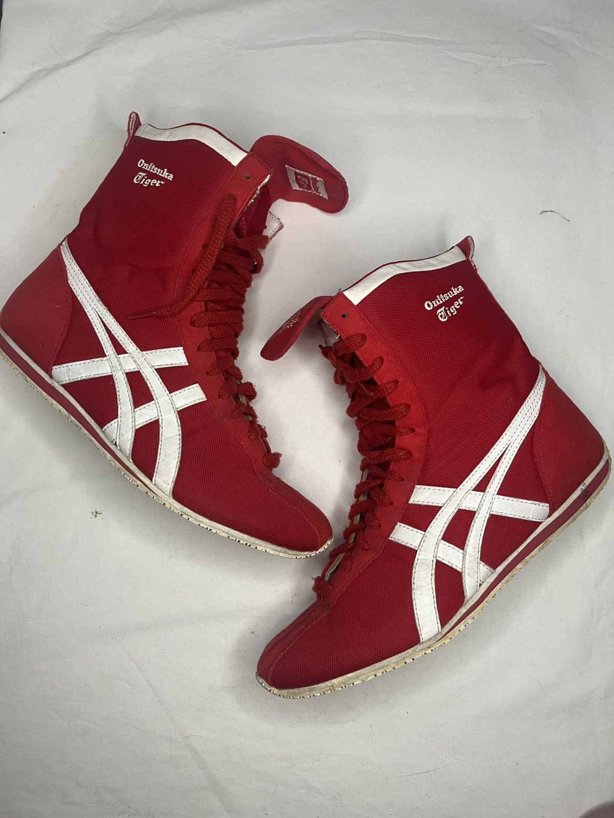 Rare Asics Onitsuka Tiger Boxing Moto Shoes Boots Wrestling