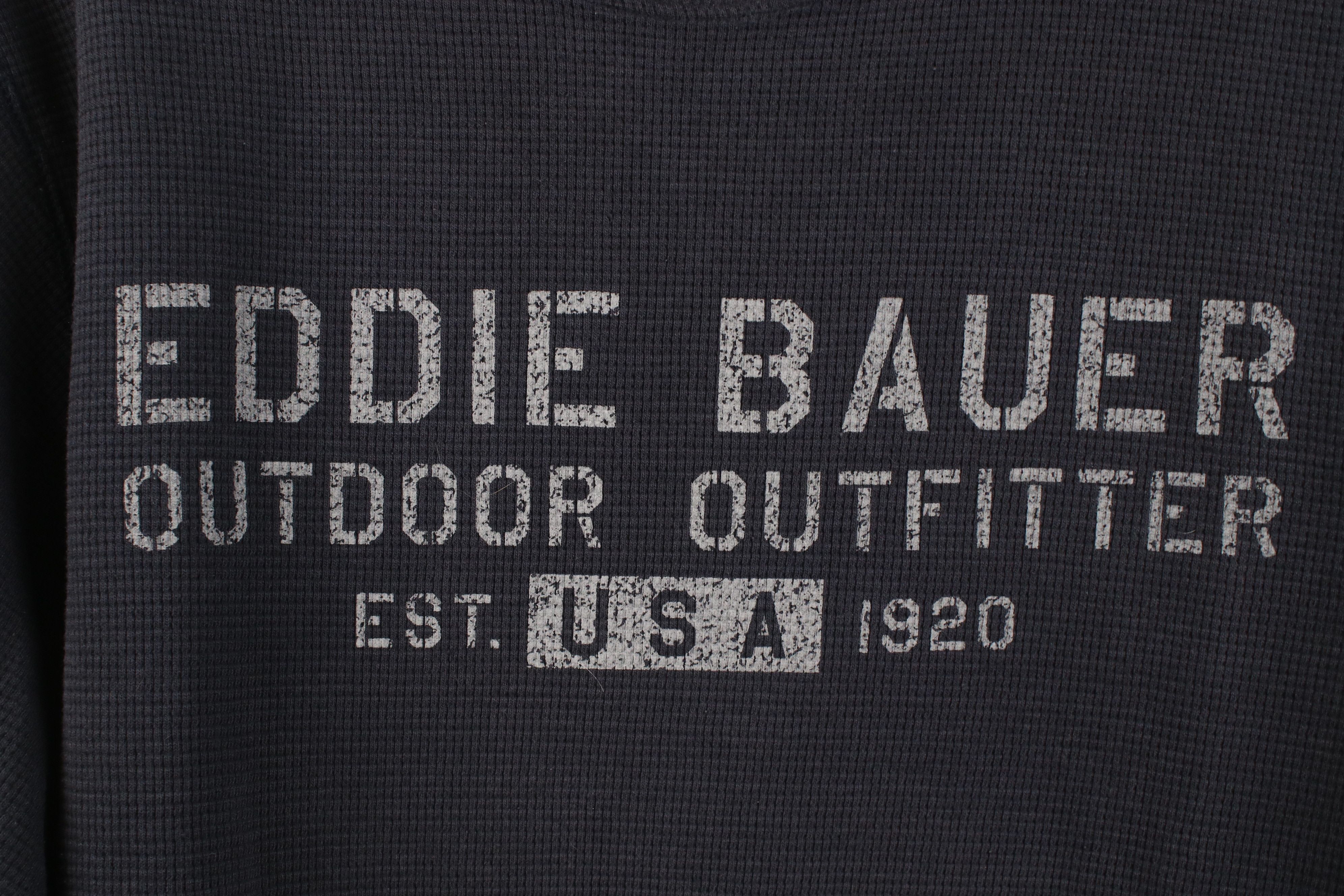 Eddie Bauer Vintage Eddie Bauer Thermal Waffle Knit Long Sleeve T-Shirt Size US M / EU 48-50 / 2 - 4 Thumbnail