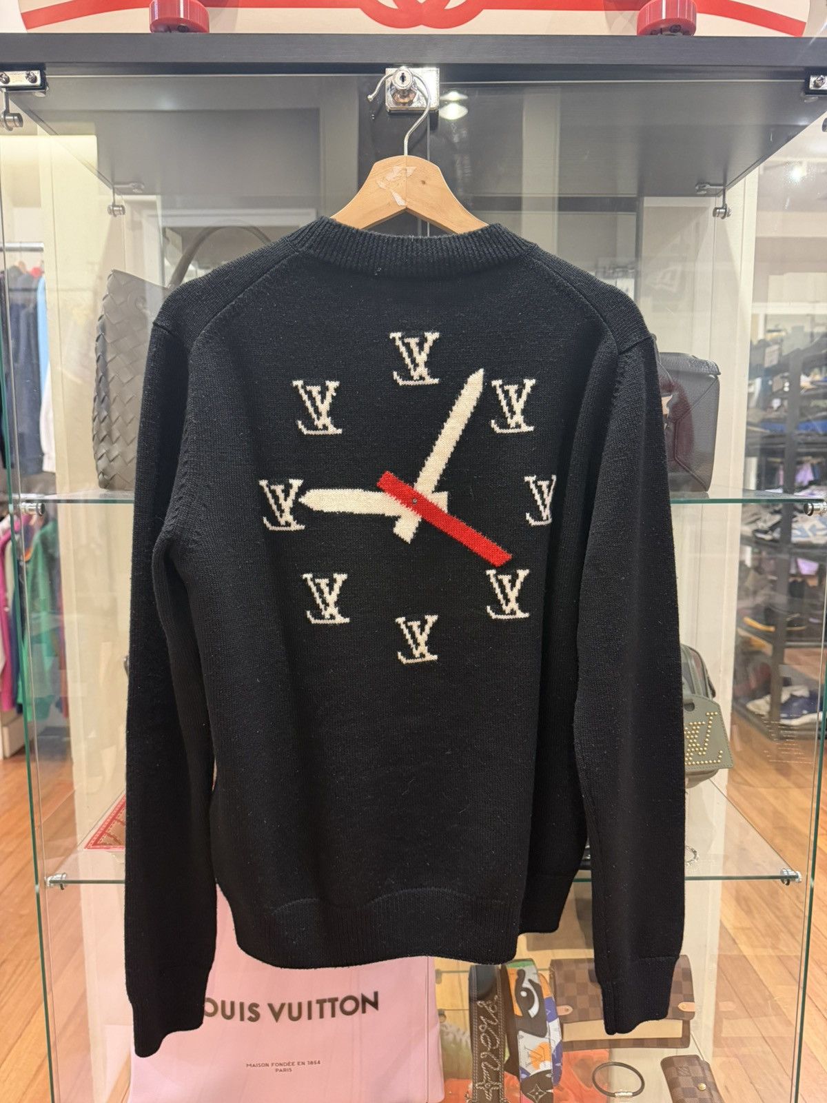 Louis Vuitton Louis Vuitton Clock Intarsia Knit Pullover Size US S / EU 44-46 / 1 - 2 Thumbnail