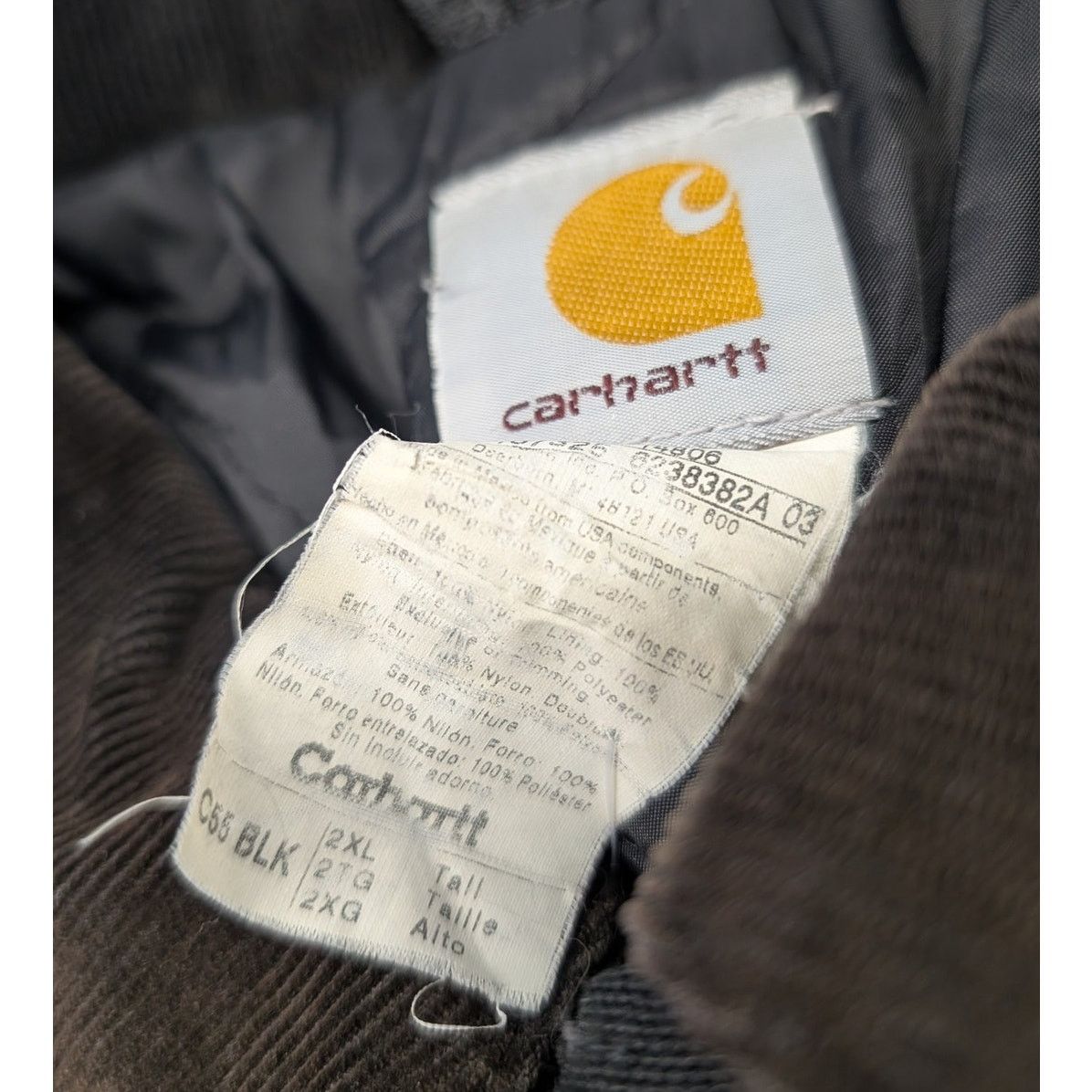 Carhartt Carhartt C65 Black Canvas lined work jacket Size US XXL / EU 58 / 5 - 3 Thumbnail